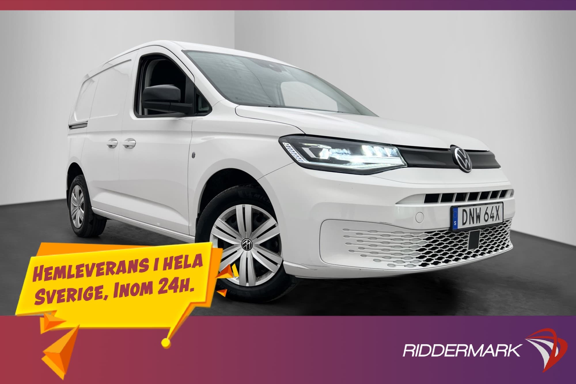 Volkswagen Caddy Cargo 2.0TDI 4M Värm B-Kamera CARPLAY MOMS