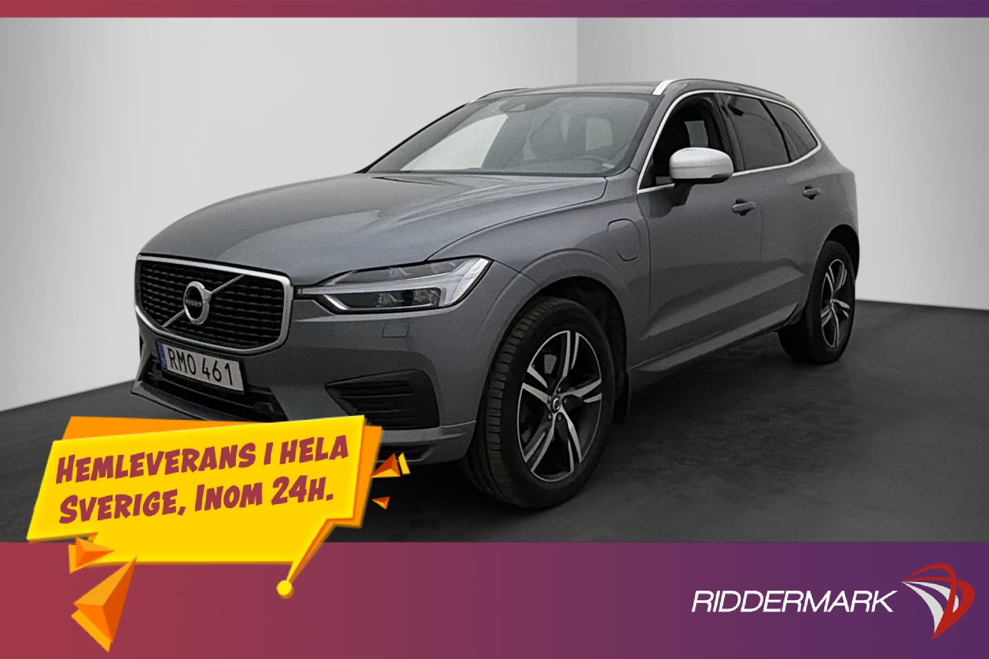 Volvo XC60 Recharge T8 AWD R-Design Panorama Värmare Skinn