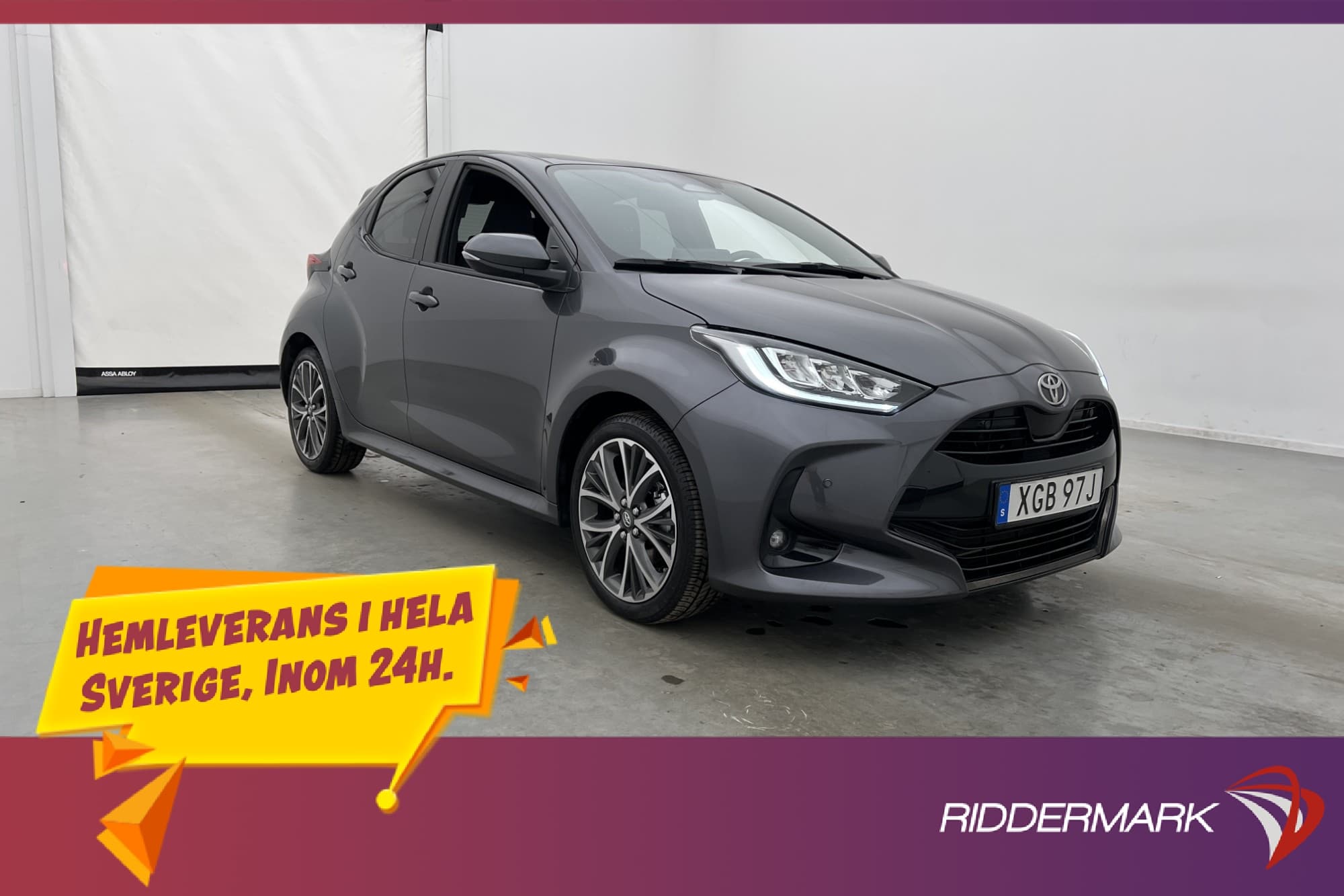 Toyota Yaris Hybrid 130hk Style JBL HUD Kamera Rattvärme GPS