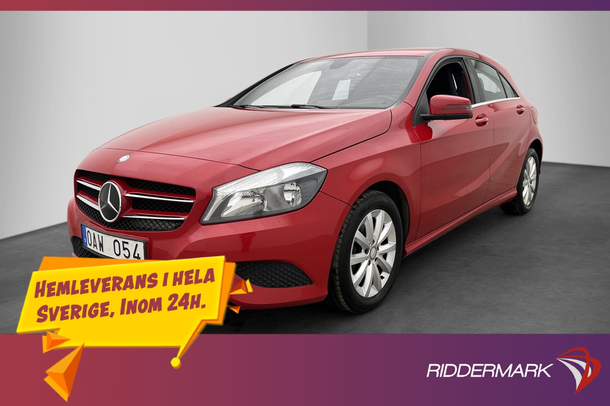 Mercedes-Benz A180 122hk Style Bluetooth Halvskinn 0.55l/mil