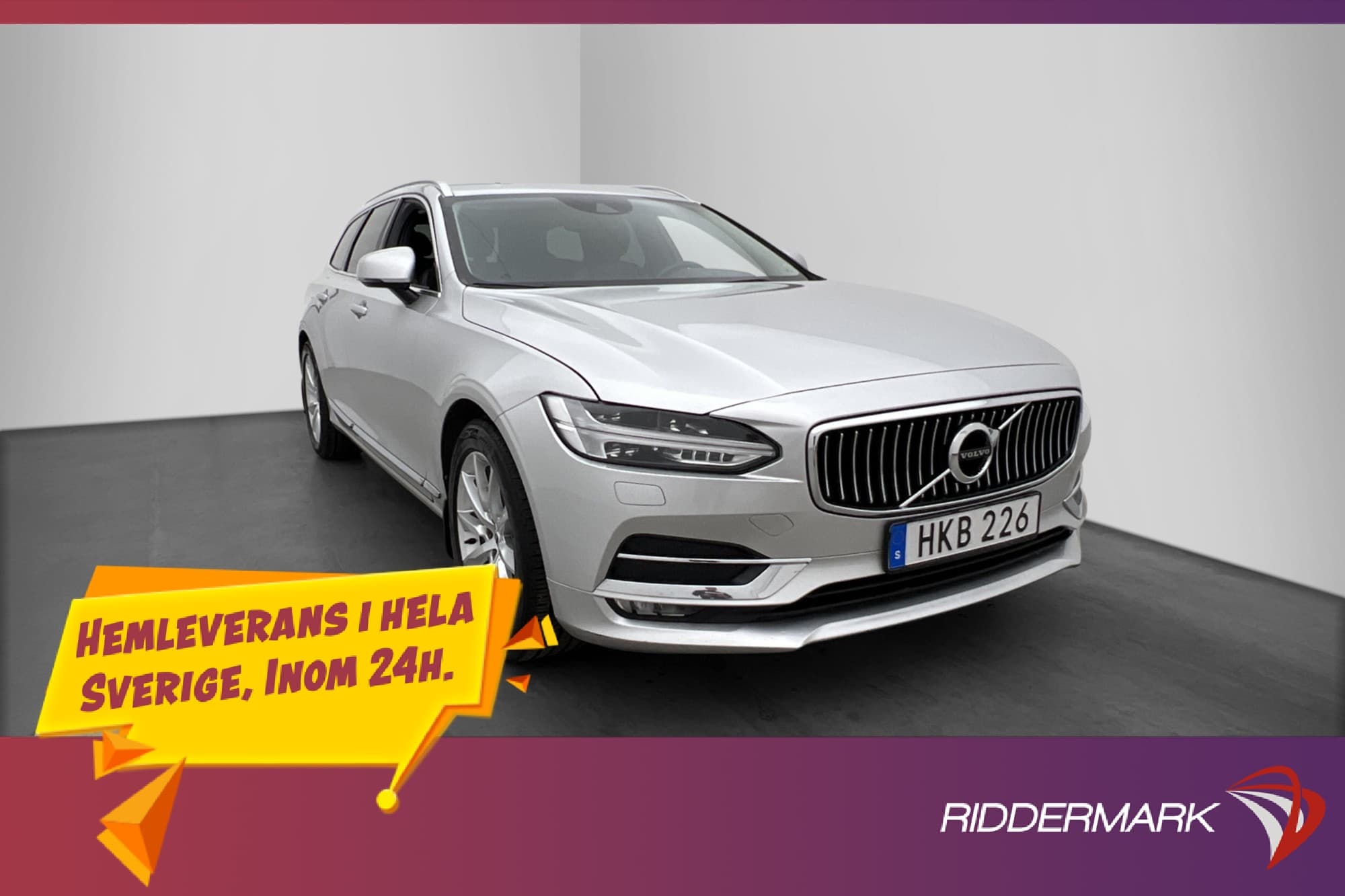 Volvo V90 D4 190hk Inscription VOC Värmare Skinn CarPlay