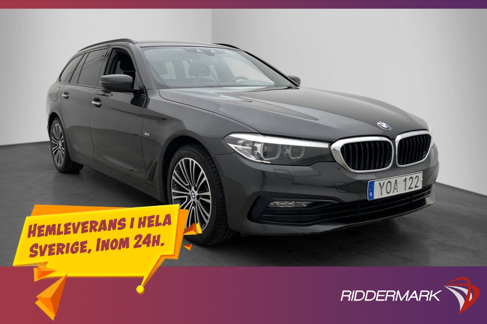 BMW 520 D 190hk xDrive Sport Line Kamera Dragkrok CarPlay