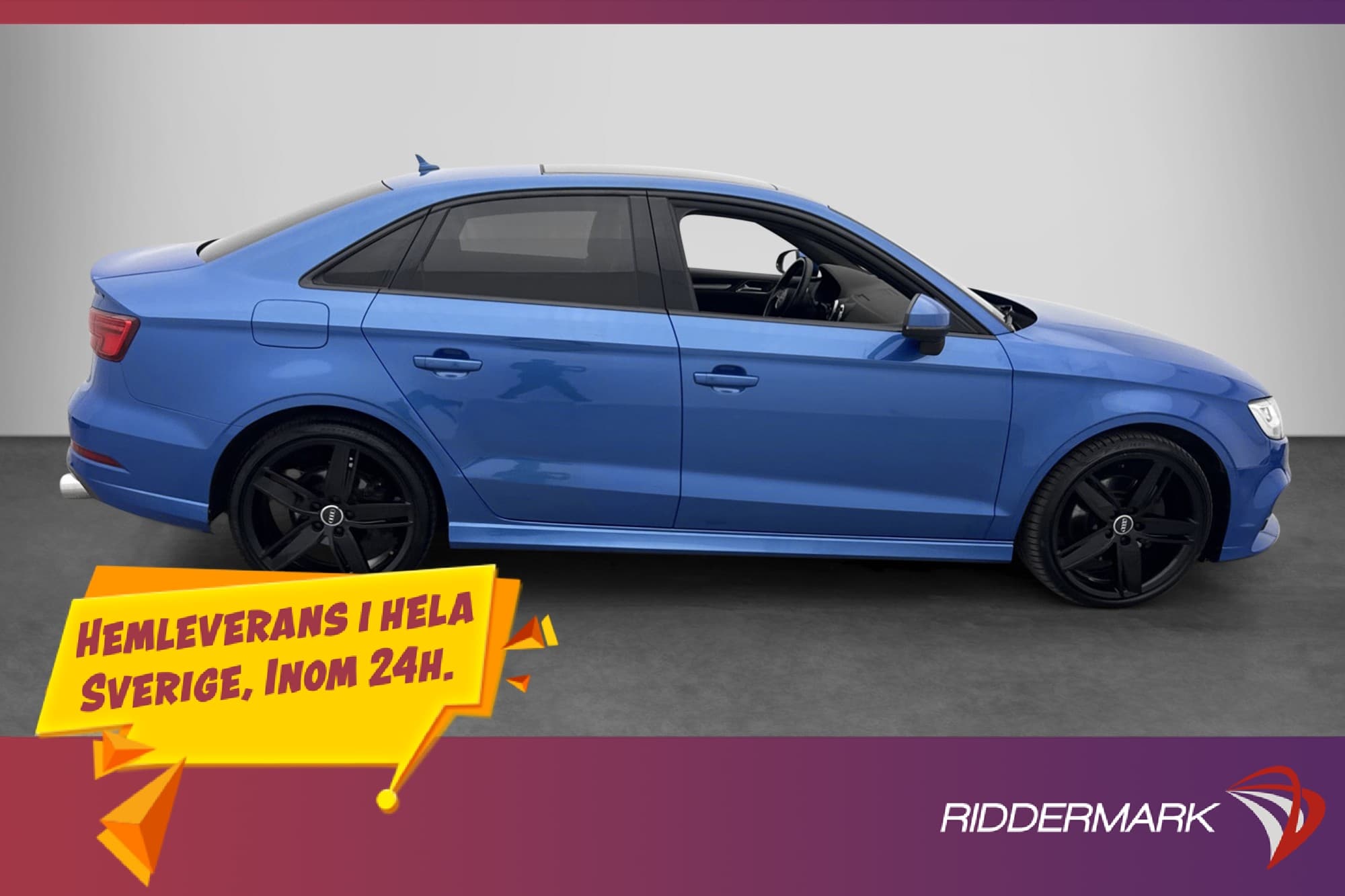 Audi A3 Sedan TFSI Q 190hk S-Line Panorama B&O Halvskinn