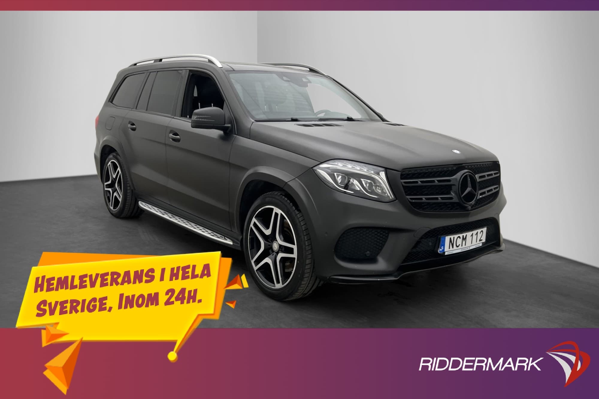 Mercedes-Benz GLS 350 d 258hk 4M AMG 7-Sits 360° Pano Luft