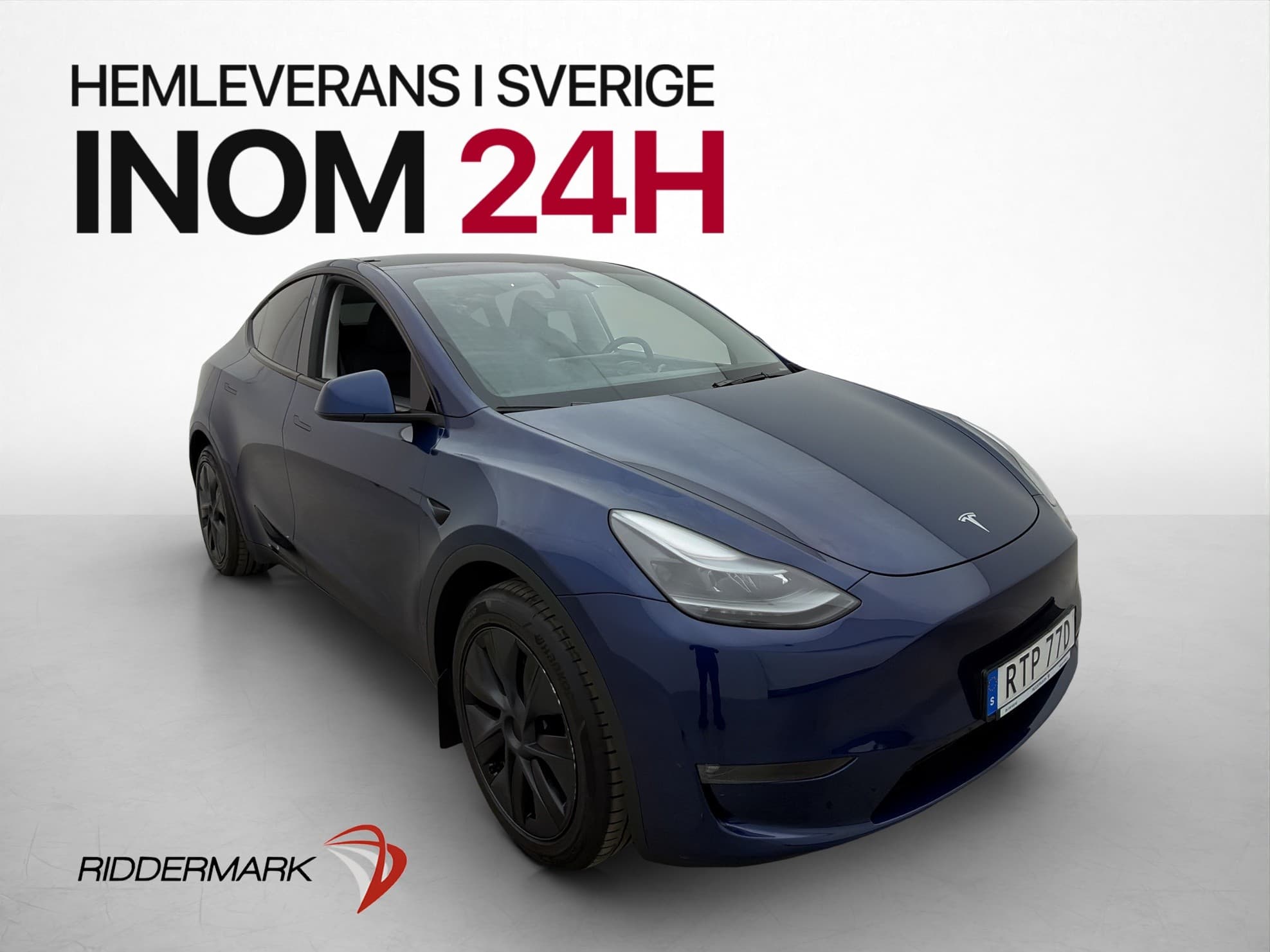 Tesla Model Y Long Range AWD Svensksåld Autopilot Dragkrok
