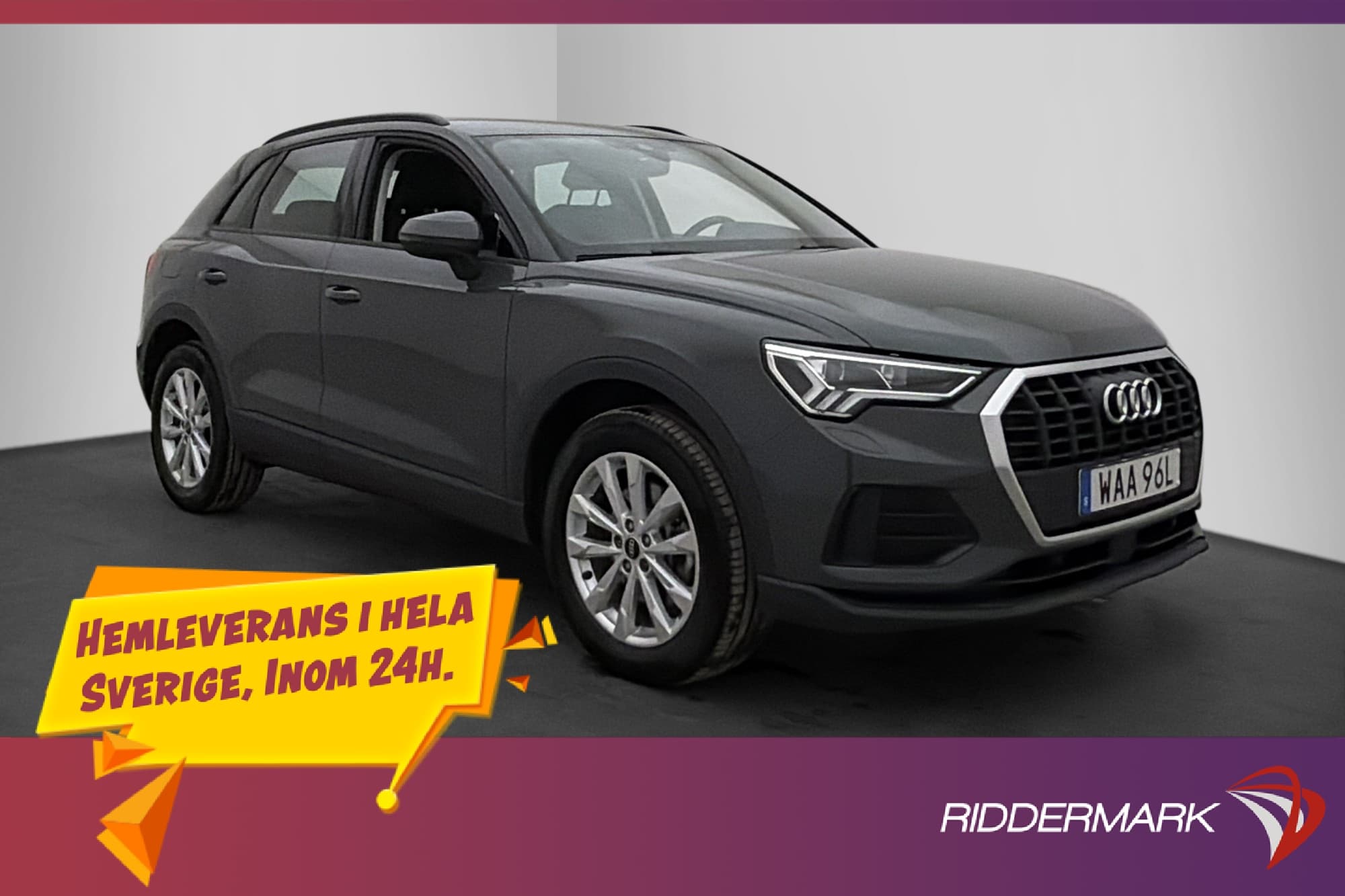 Audi Q3 45 TFSI e 245hk Proline Cockpit CarPlay Drag MOMS