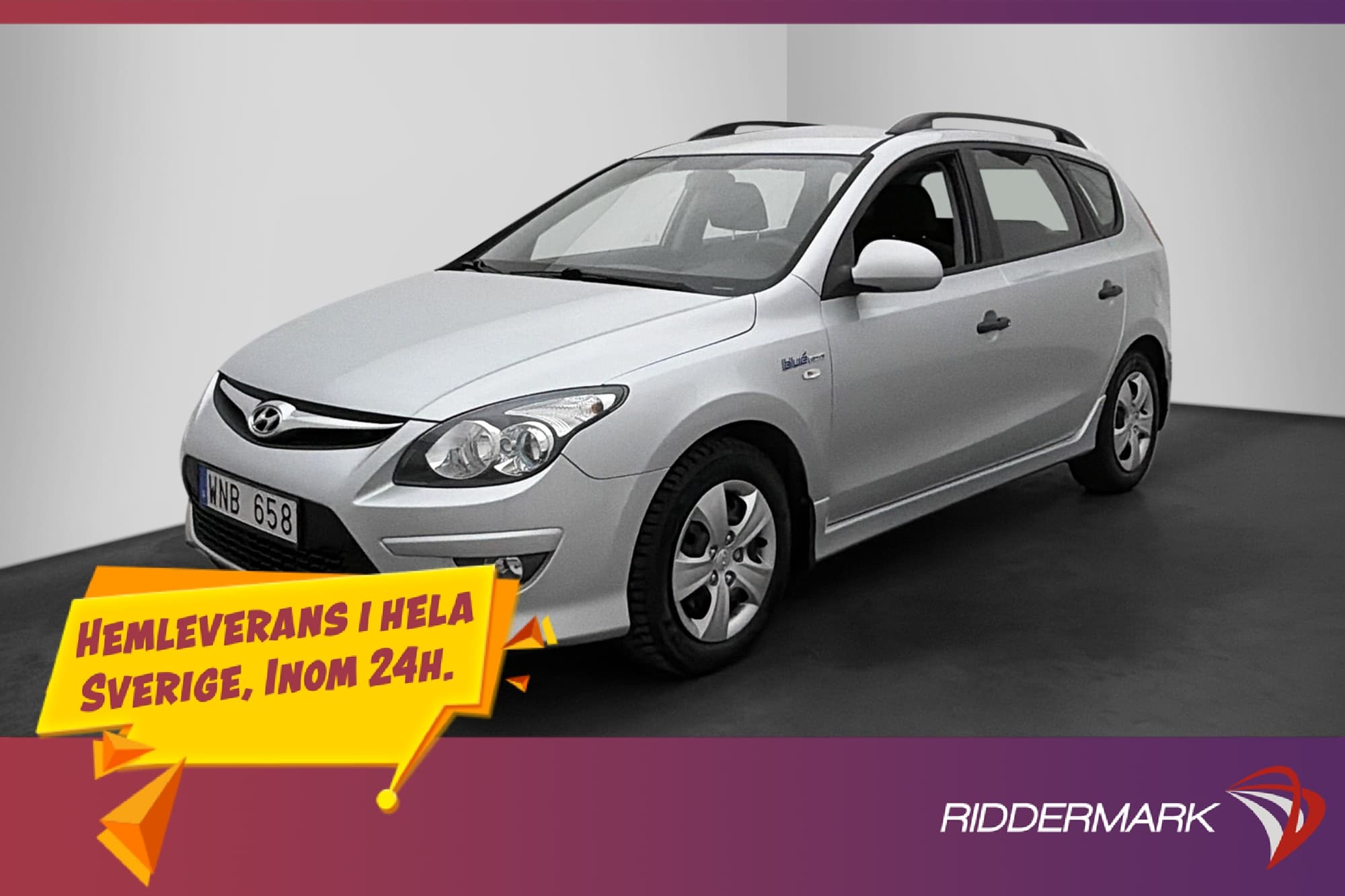 Hyundai i30 CW 1,6 CRDi 90hk Select En-Brukare P-Sensorer