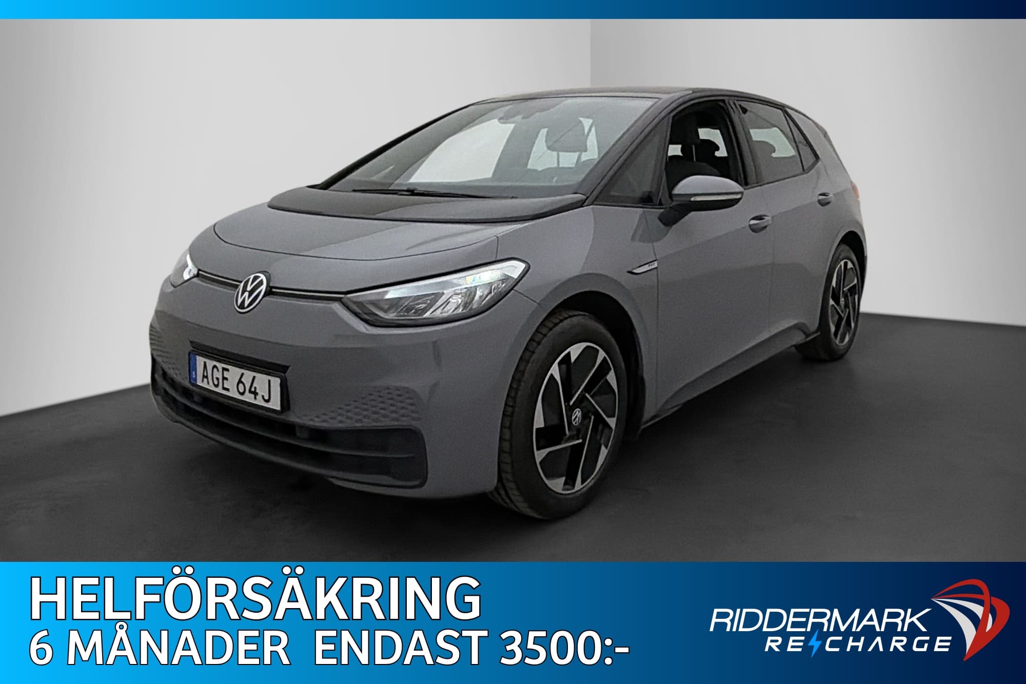 Volkswagen ID.3 Pro Performance 204hk Navi CarPlay MOMS