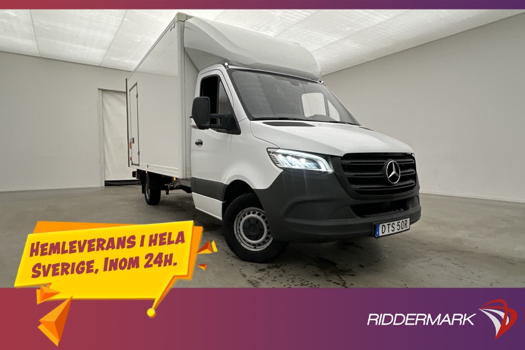 Mercedes-Benz Sprinter 317 Värm Bakgavellyft Sidodörr Moms