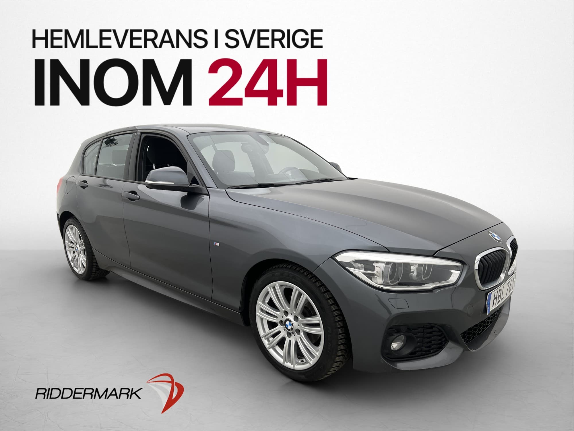 BMW 116 d 116hk M Sport Sens Bluetooth Svart innertak
