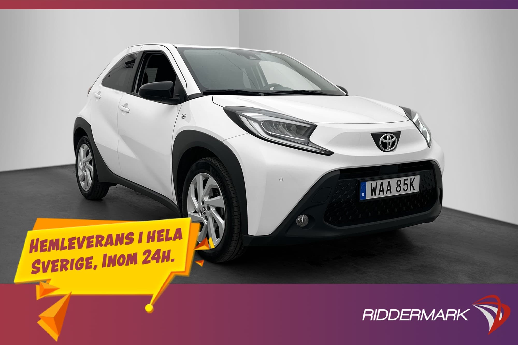 Toyota Aygo X 1.0 VVT-i 72hk Play Kamera Adp-Farthållare