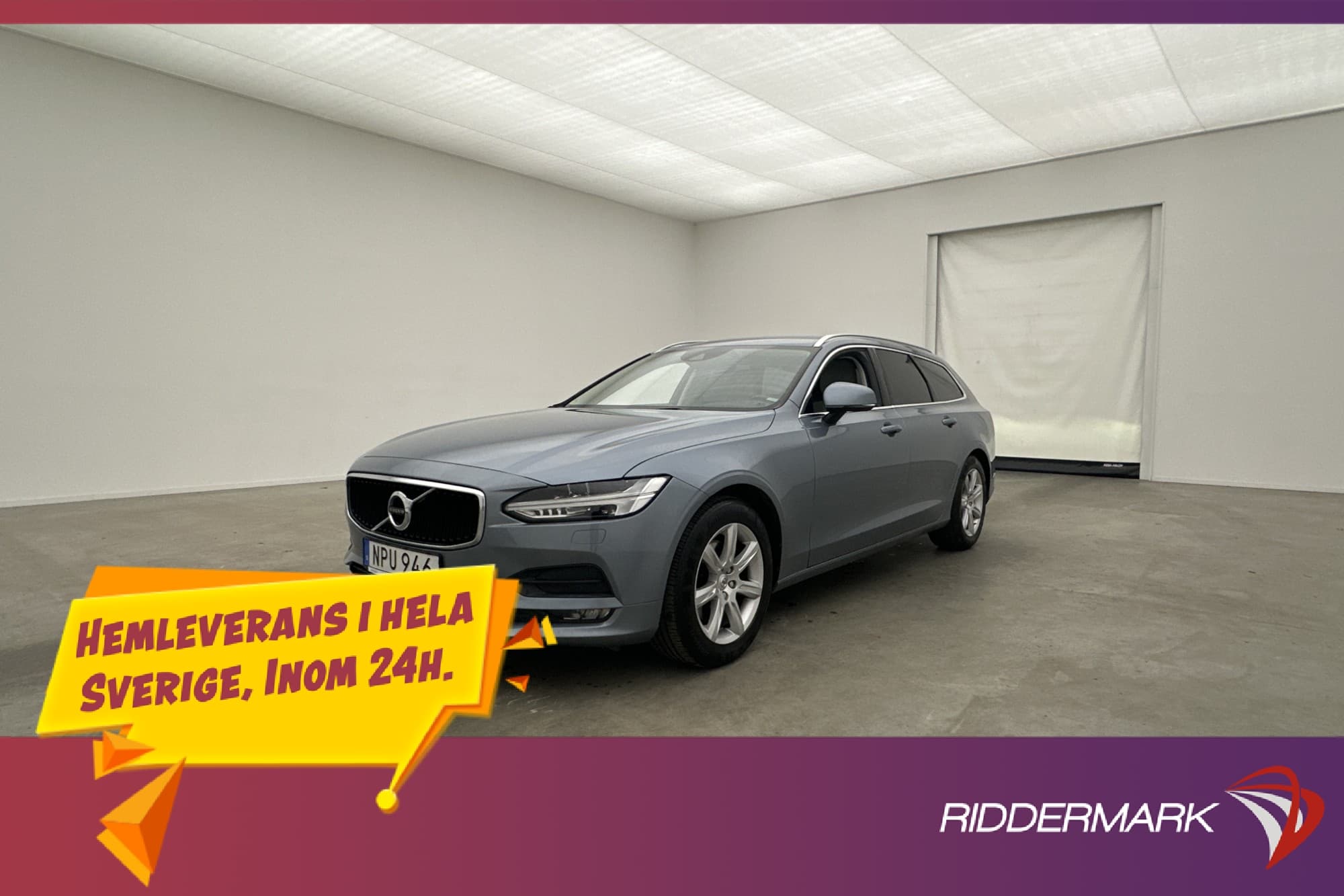 Volvo V90 D4 Momentum VOC Värmare Kamera Drag Navi BLIS