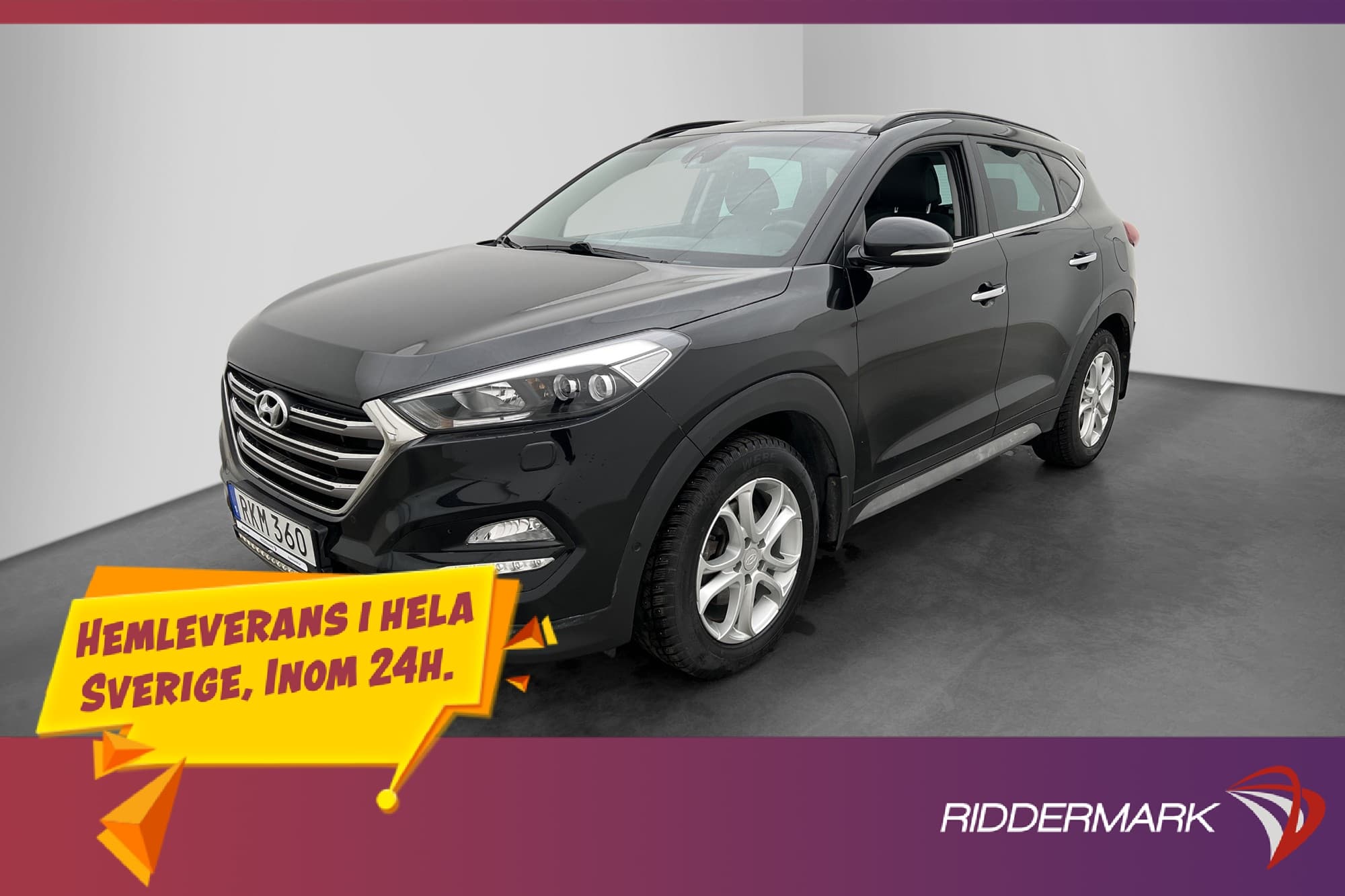 Hyundai Tucson CRDi 4WD Premium Drag Panorama Skinn Kamera
