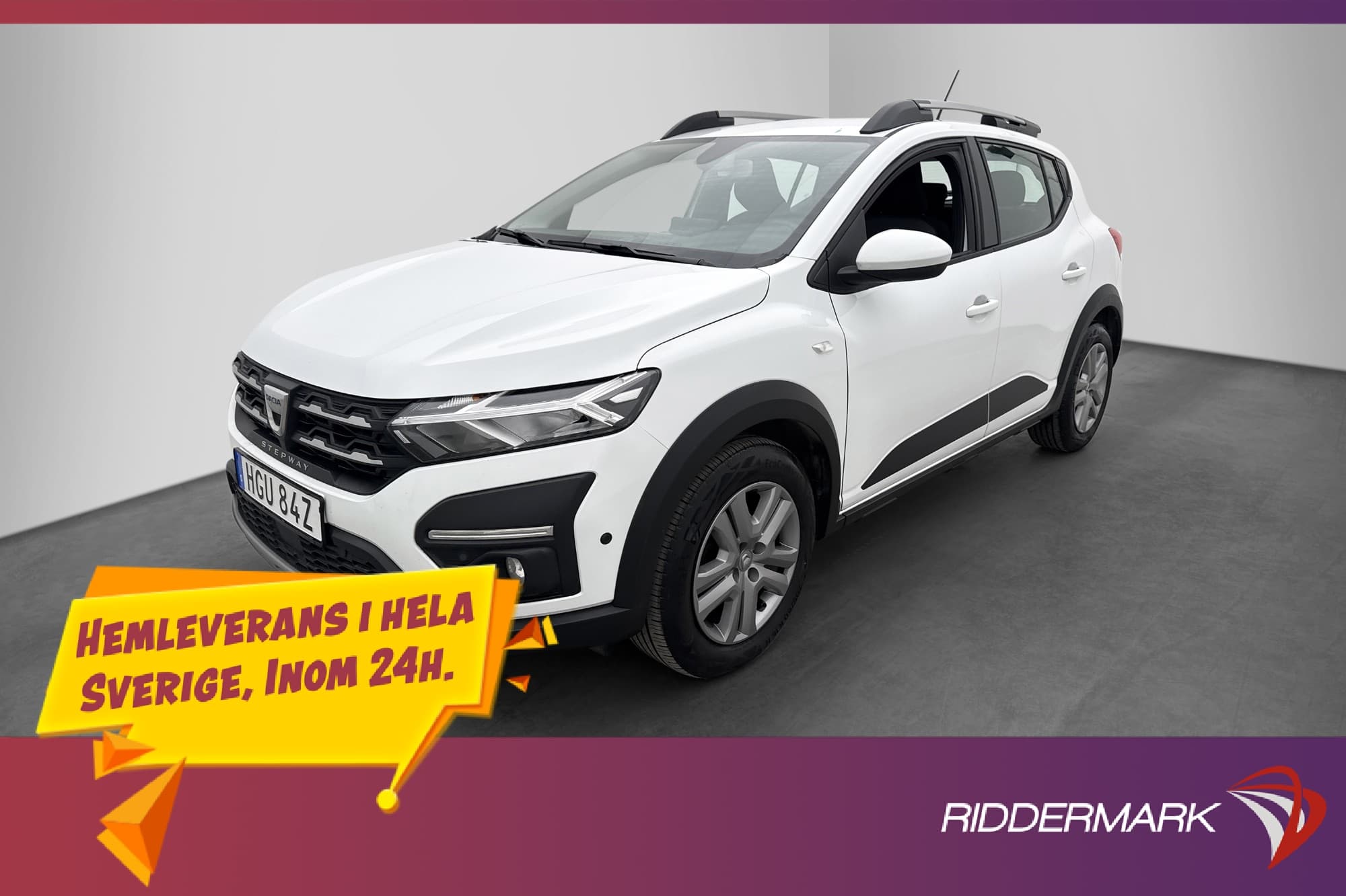 Dacia Sandero Stepway 1.0 TCe 91hk Kamera Döda-Vinkel