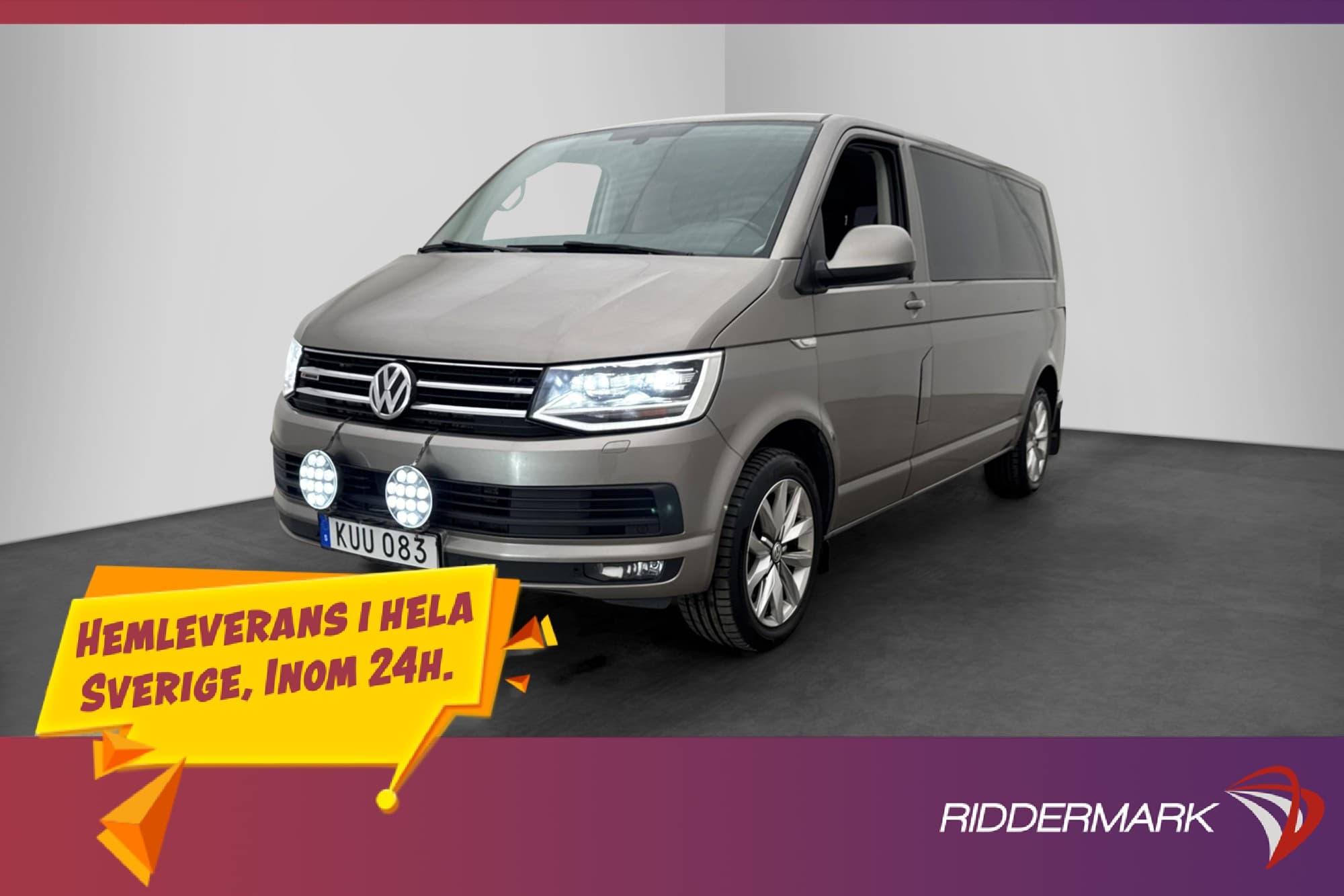 Volkswagen Multivan Lång 4M Värm El-Dörr Drag Skinn B-Kamera