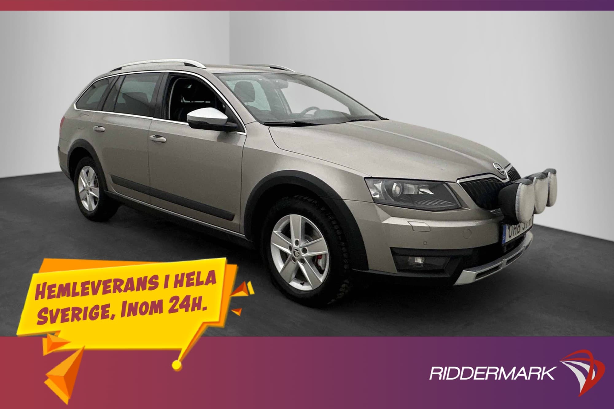 Škoda Octavia Scout 1.8 TSI 4x4 Premium Värmare Canton Drag