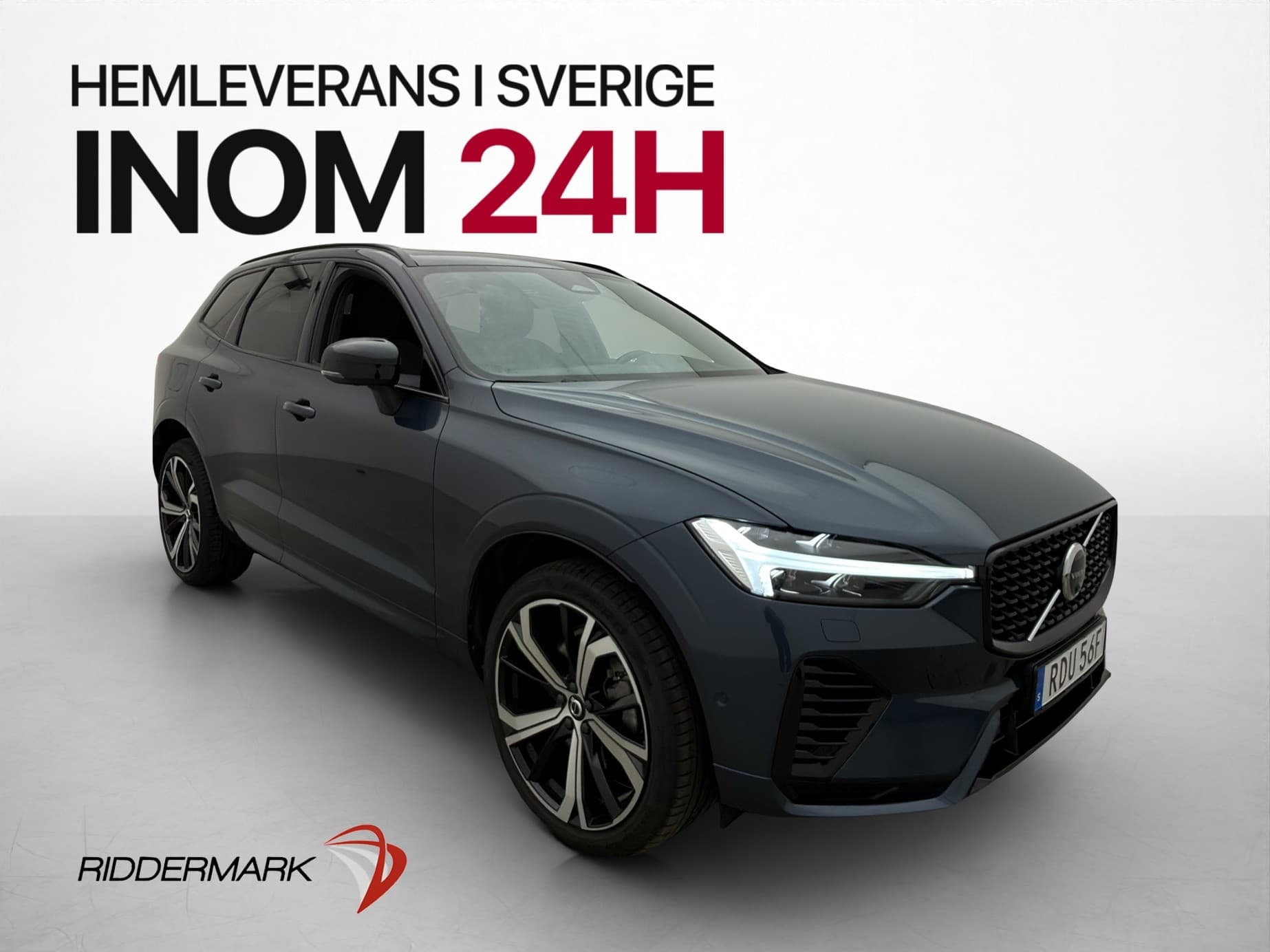 Volvo XC60 Recharge T6 AWD Plus Dark Pano Drag Skinn 360°