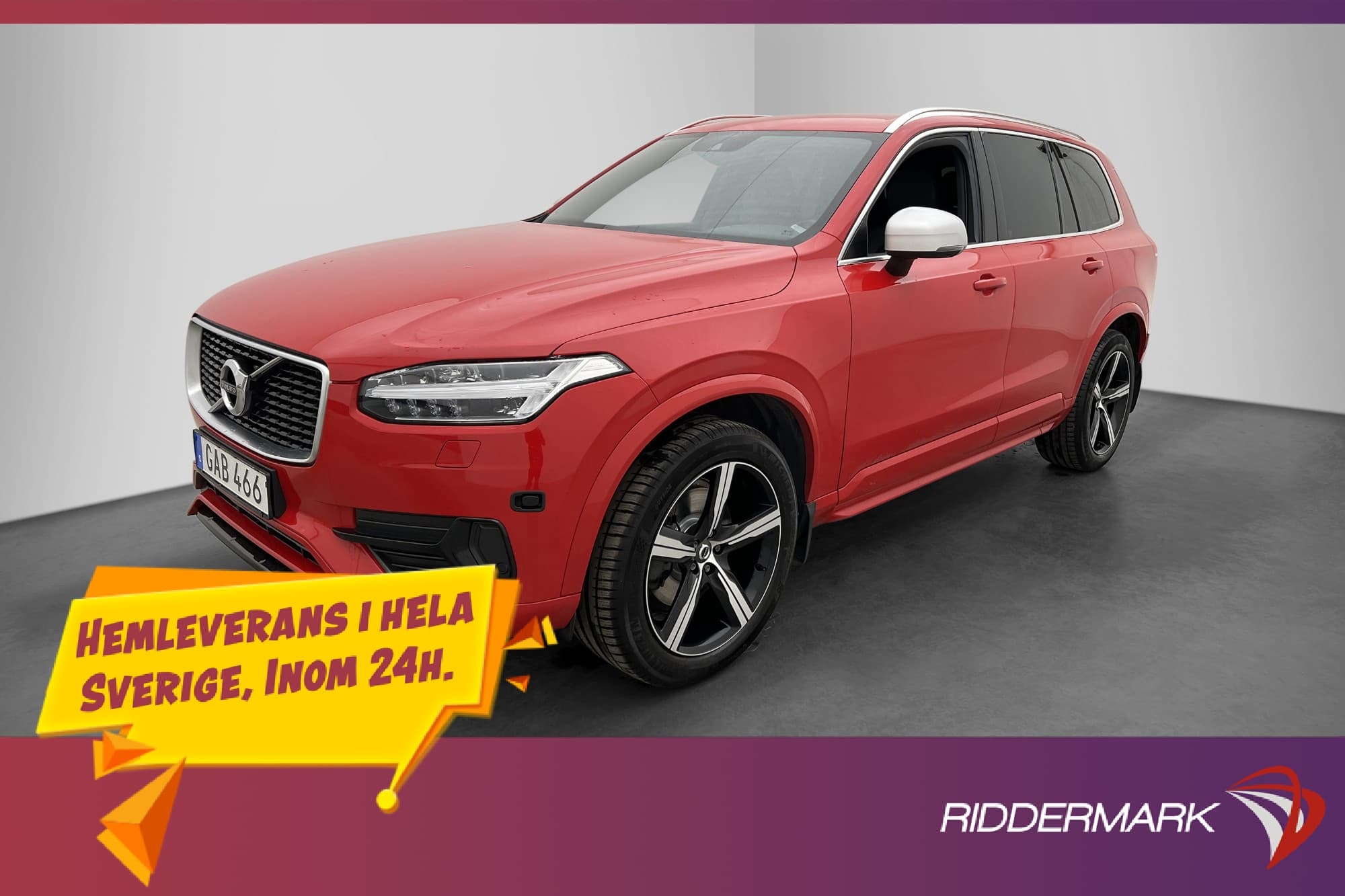 Volvo XC90 D5 AWD R-Design 7-Sits VOC Värmare Kamera Drag