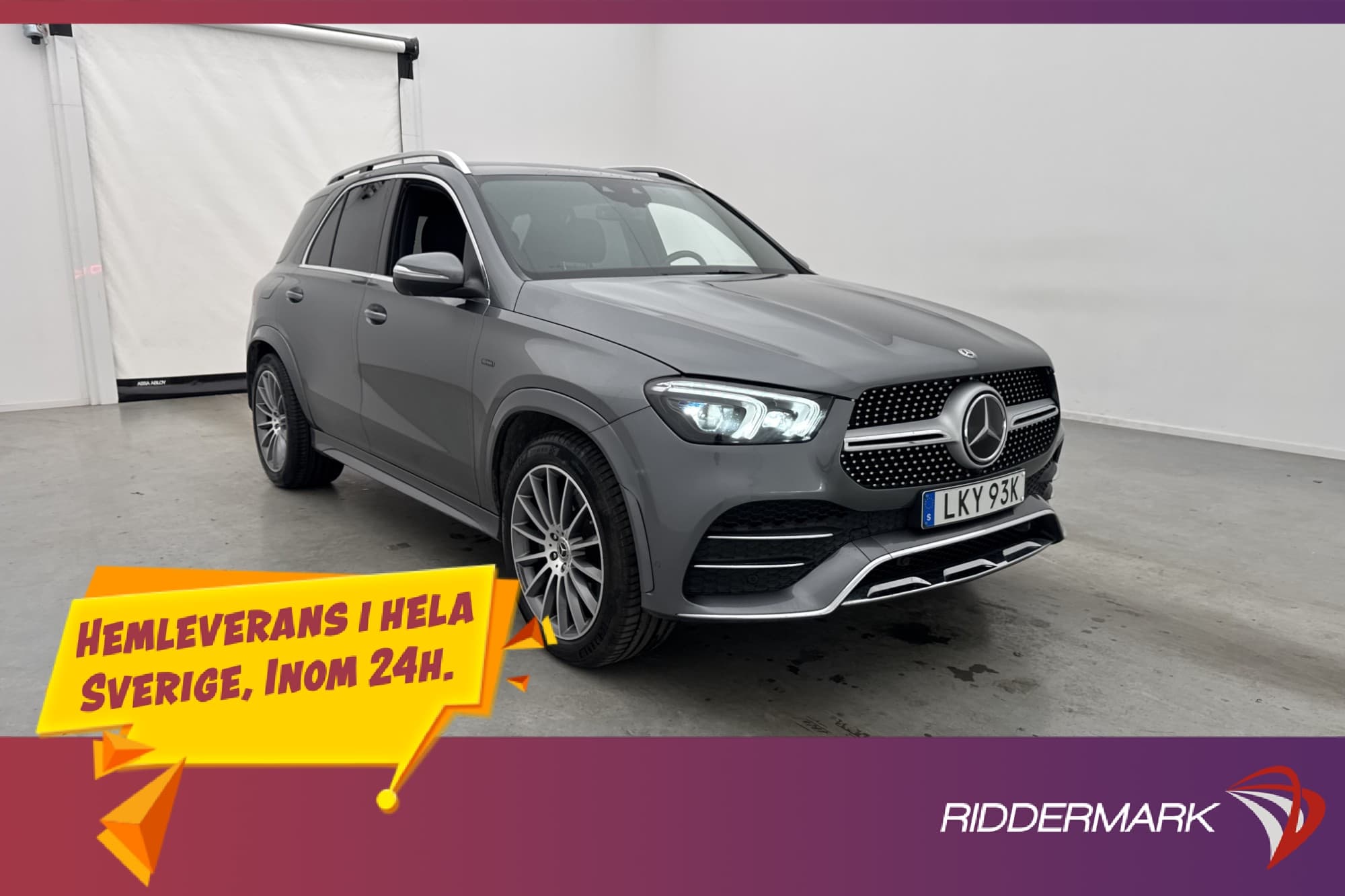 Mercedes-Benz GLE 350de 4MATIC AMG Burmester 360 kamera MOMS