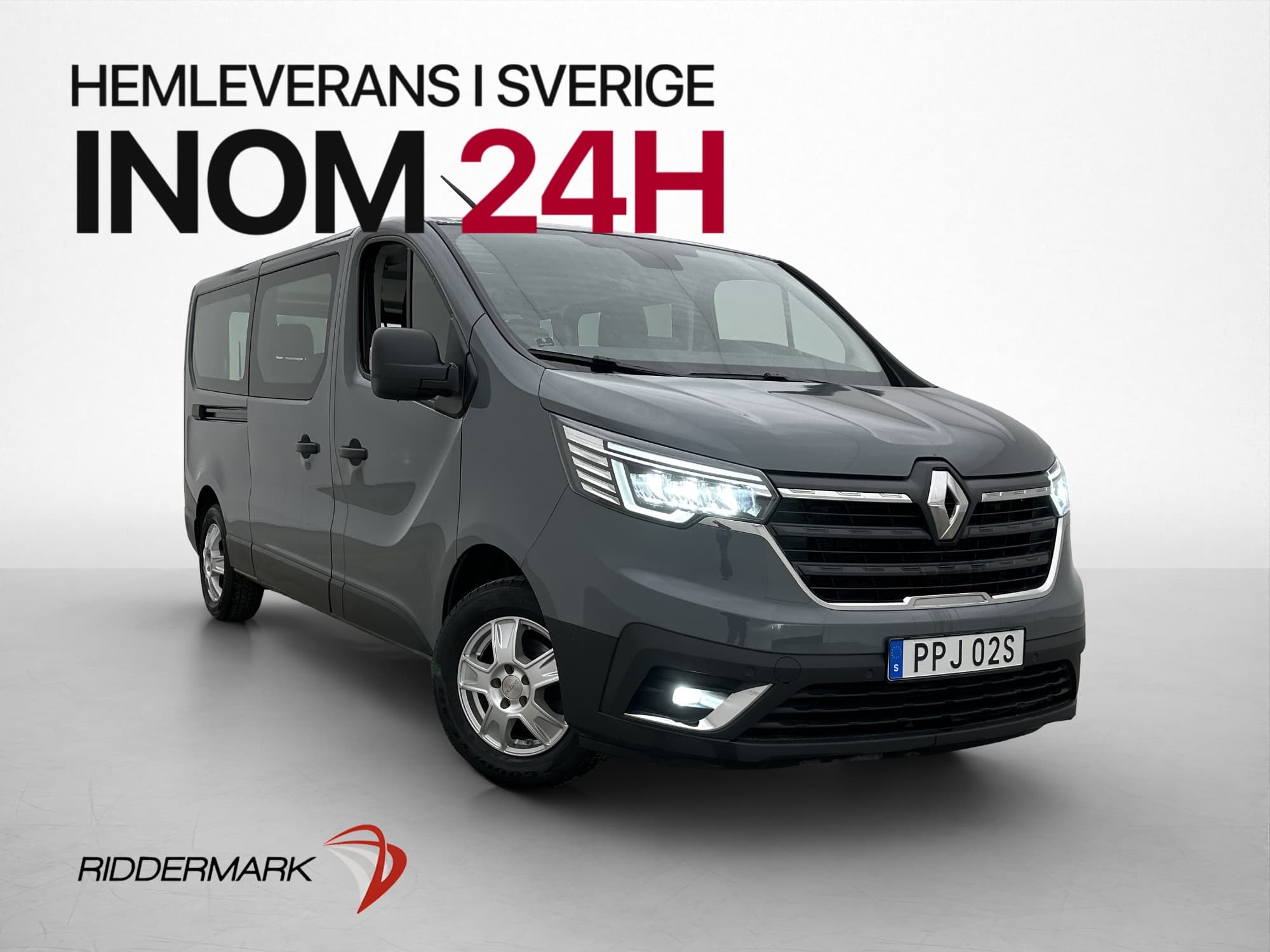 Renault trafic Kombi Lång 170hk B-Kamera Drag 9-Sits MOMS