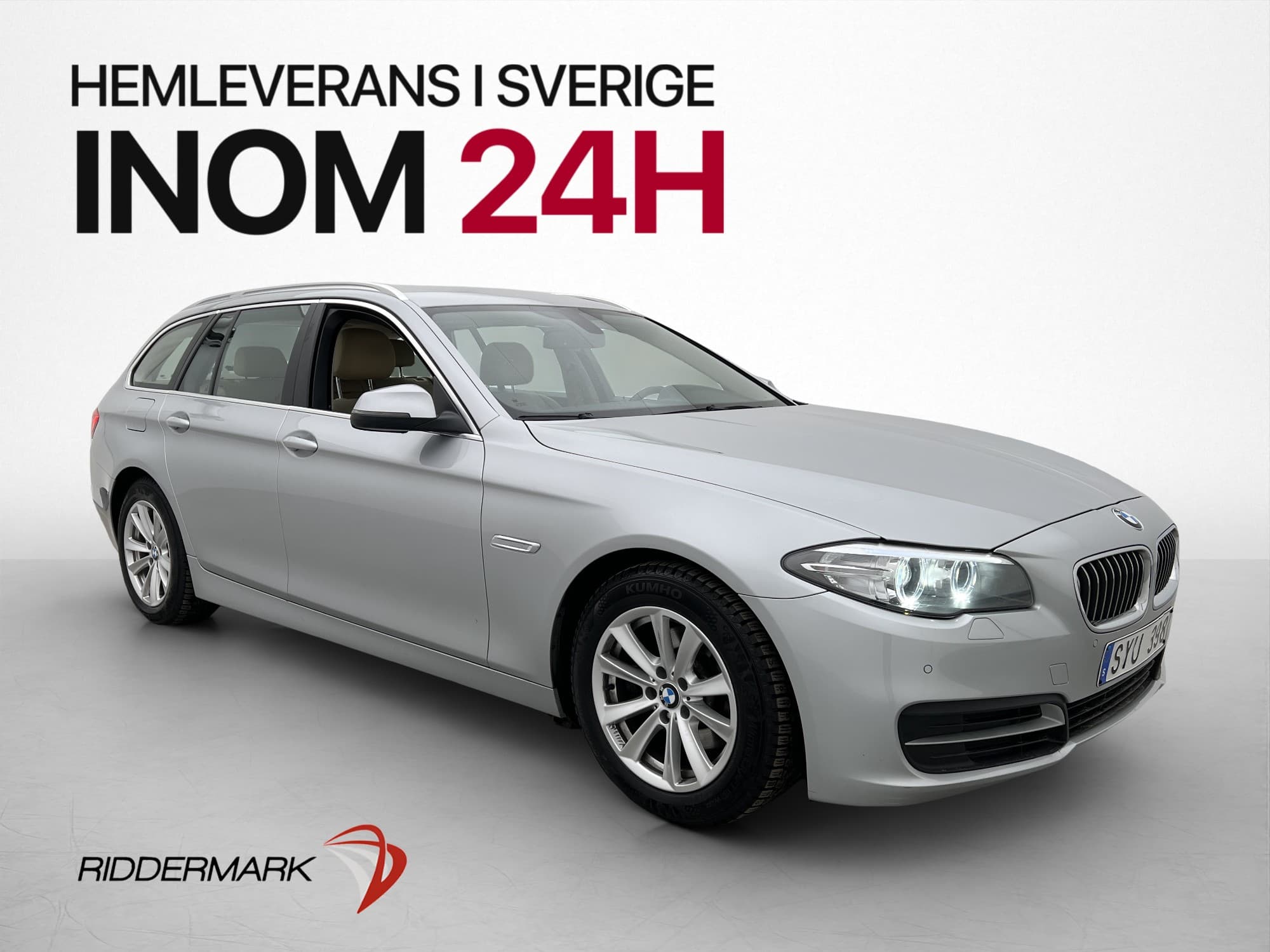 BMW 520d 184hk Keyless Xenon El-stolar Sensorer 0,49L/Mil