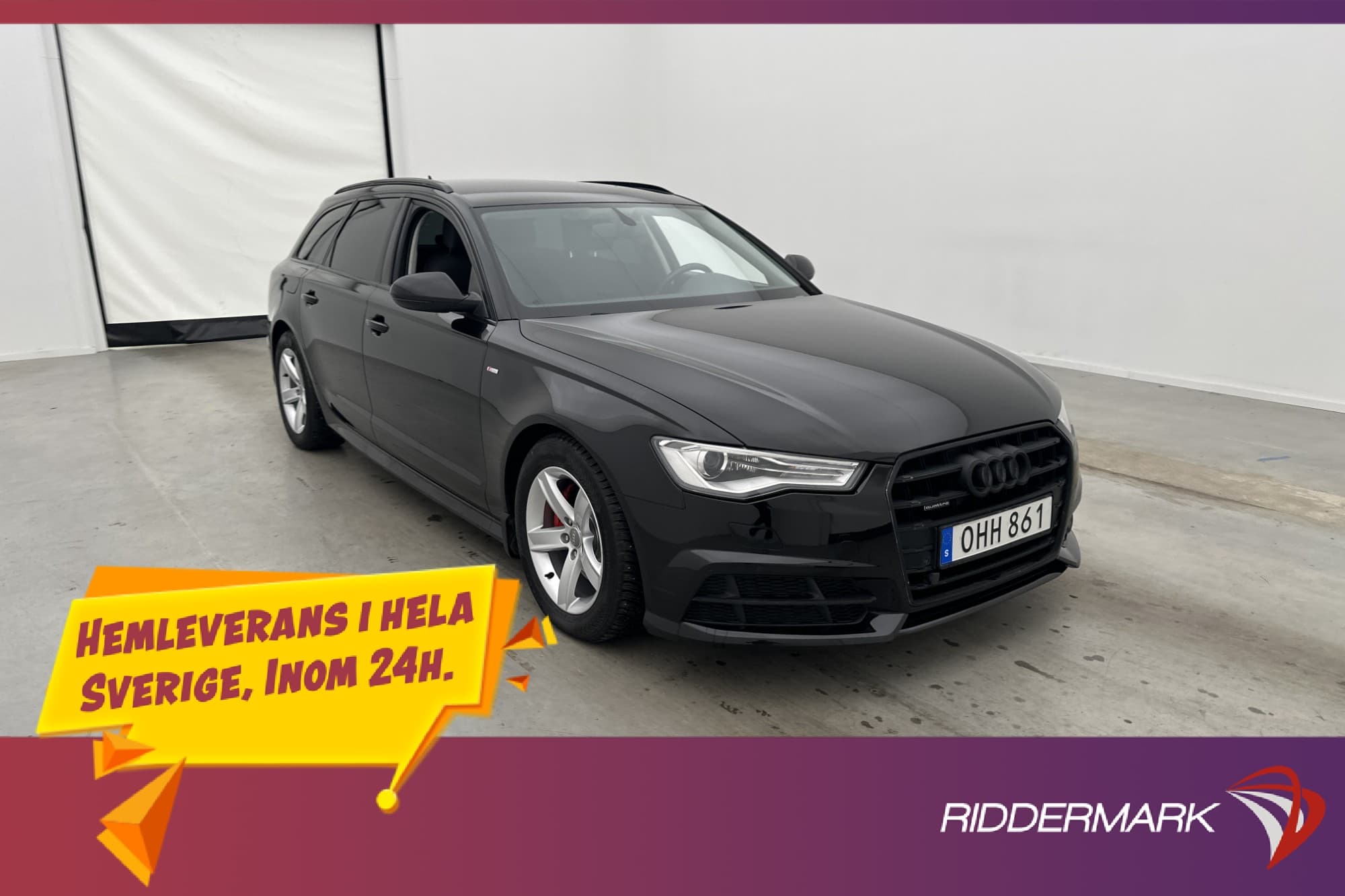 Audi A6 TDI Q 190hk S-Line M&K-Värmare Dragkrok Sensorer