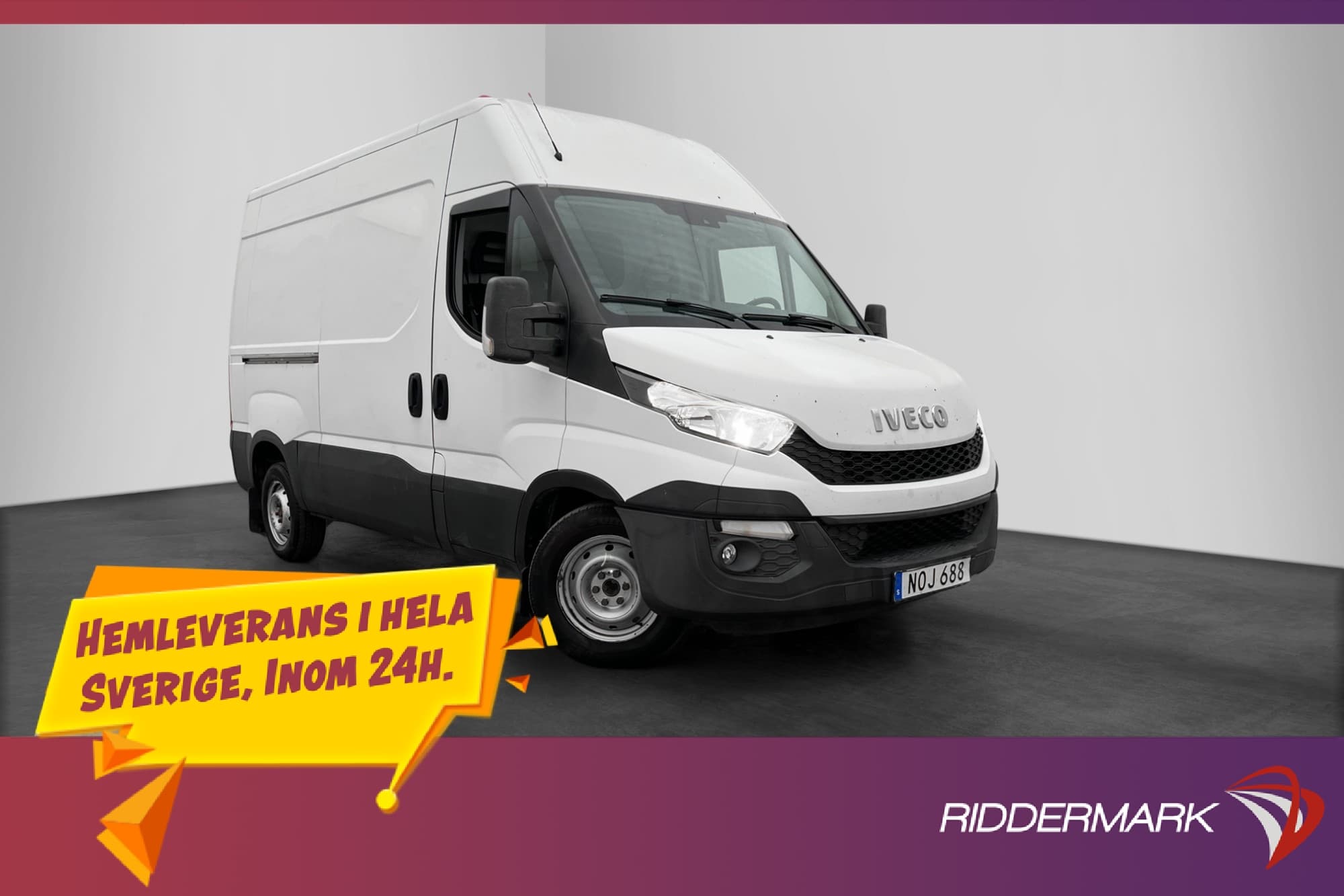 Iveco Daily 35 L2H2 2.3JTD Ny-Kamrem Värmare 3-Sit Dragkrok