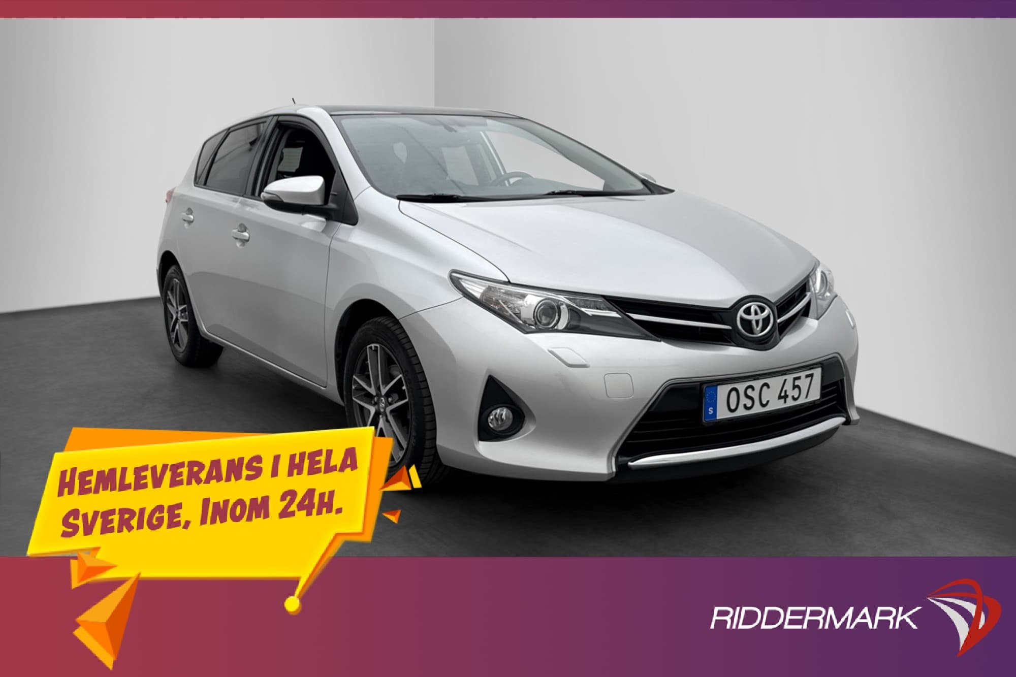 Toyota Auris 1.6 132hk Panorama Backkamera Navi Farthållare