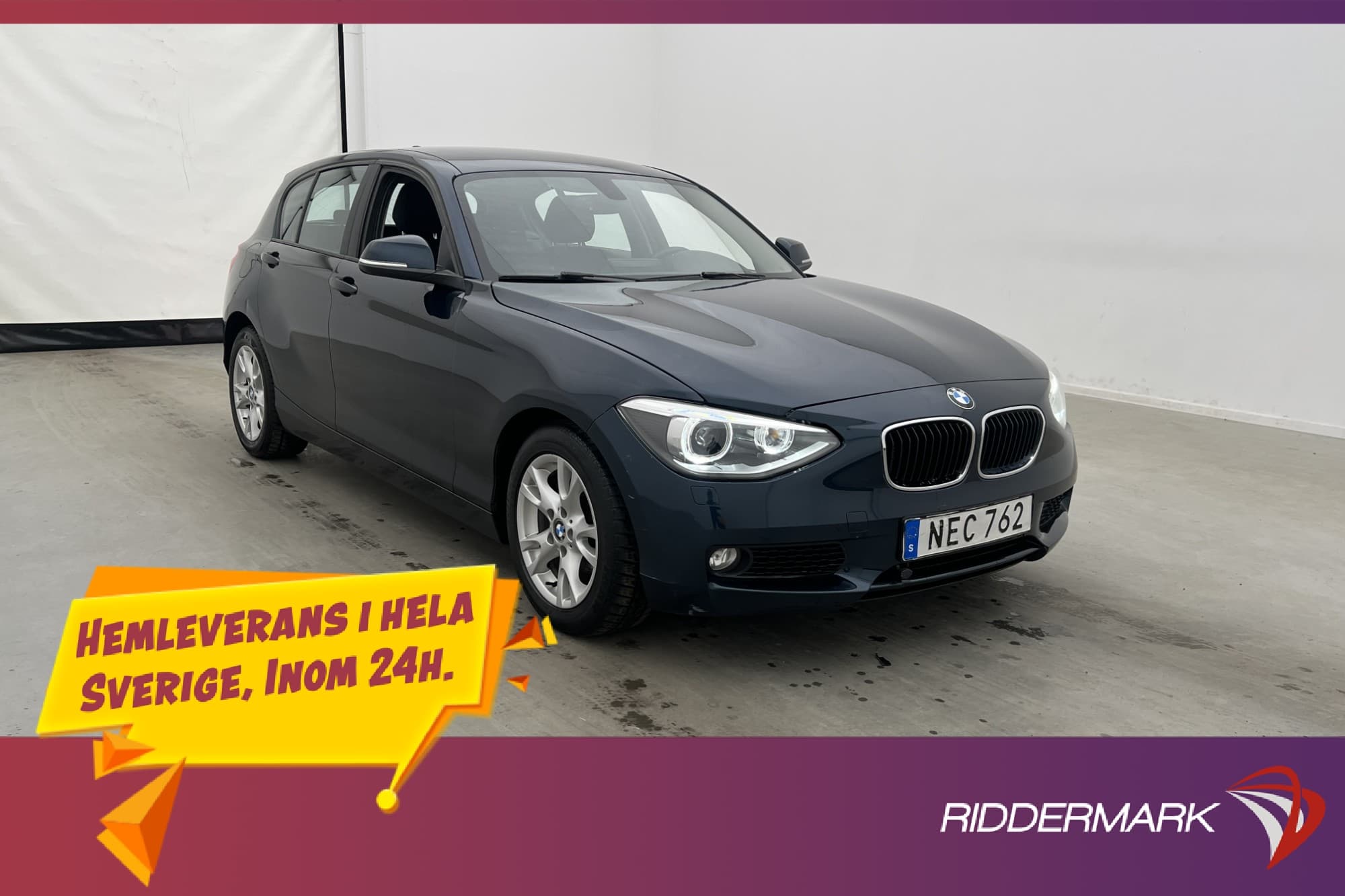 BMW 118 d 143hk M-Värmare Bluetooth 0.41l/mil