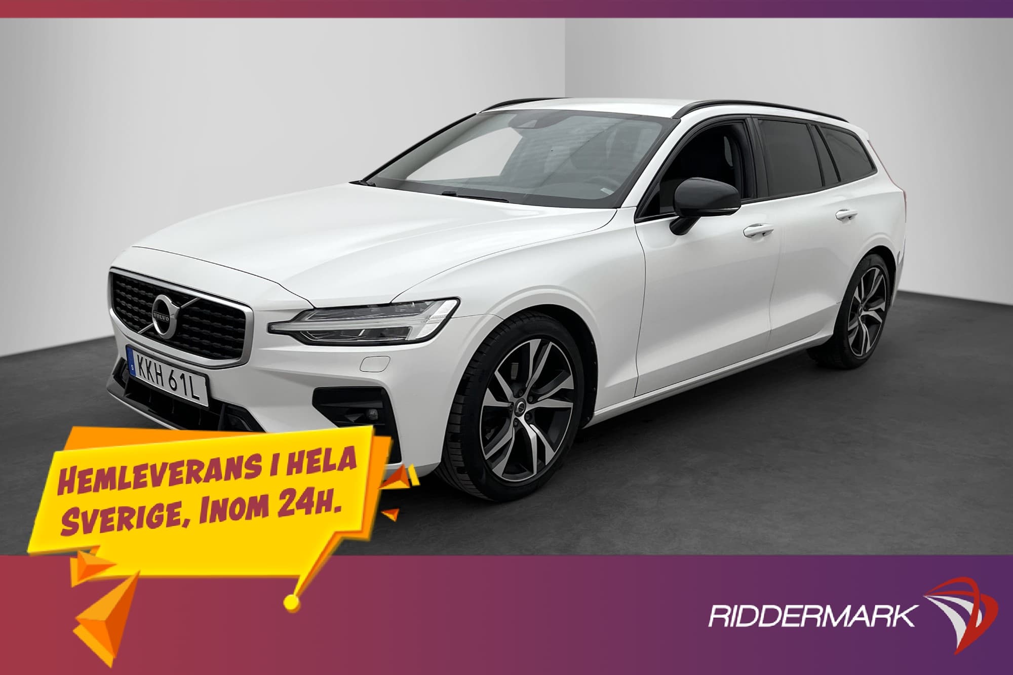 Volvo V60 D4 190hk R-Design Värmare VOC CarPlay Adaptiv-Fart