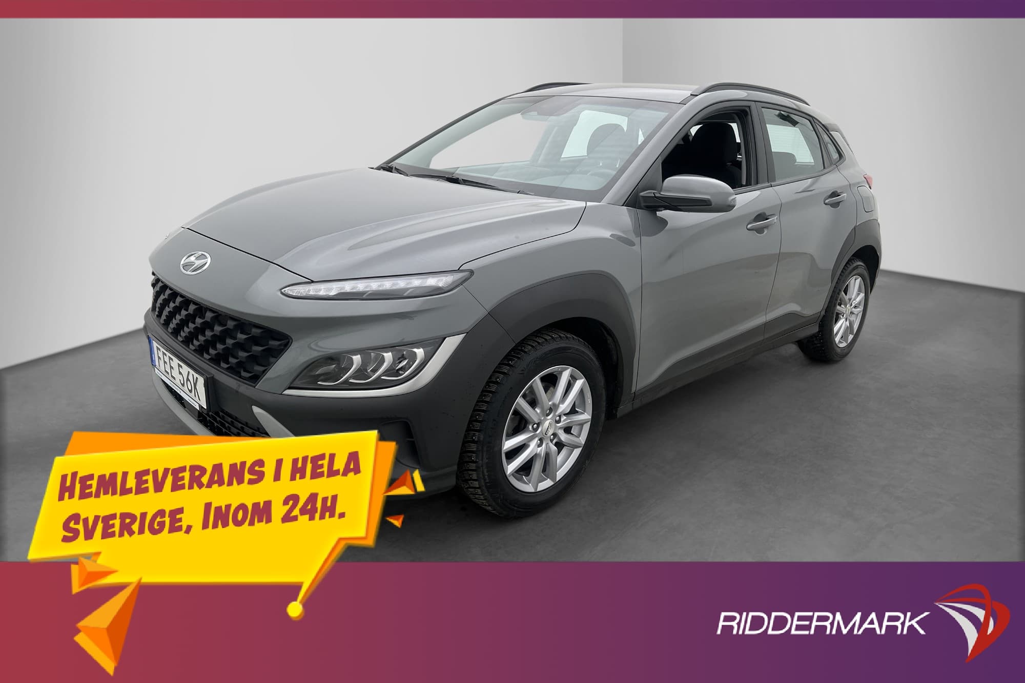 Hyundai Kona 1.0 T-GDI Essential Kamera Rattvärme Adapt-Fart