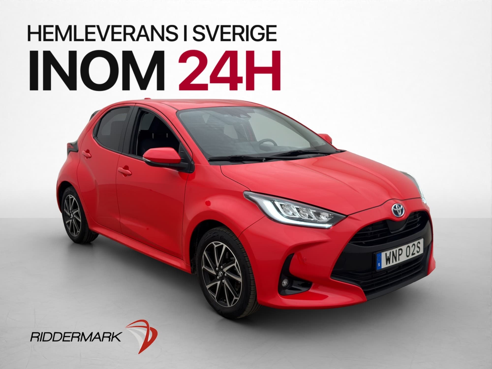 Toyota Yaris 5-dörrar Active Plus Hybrid 1 brukare Kamera