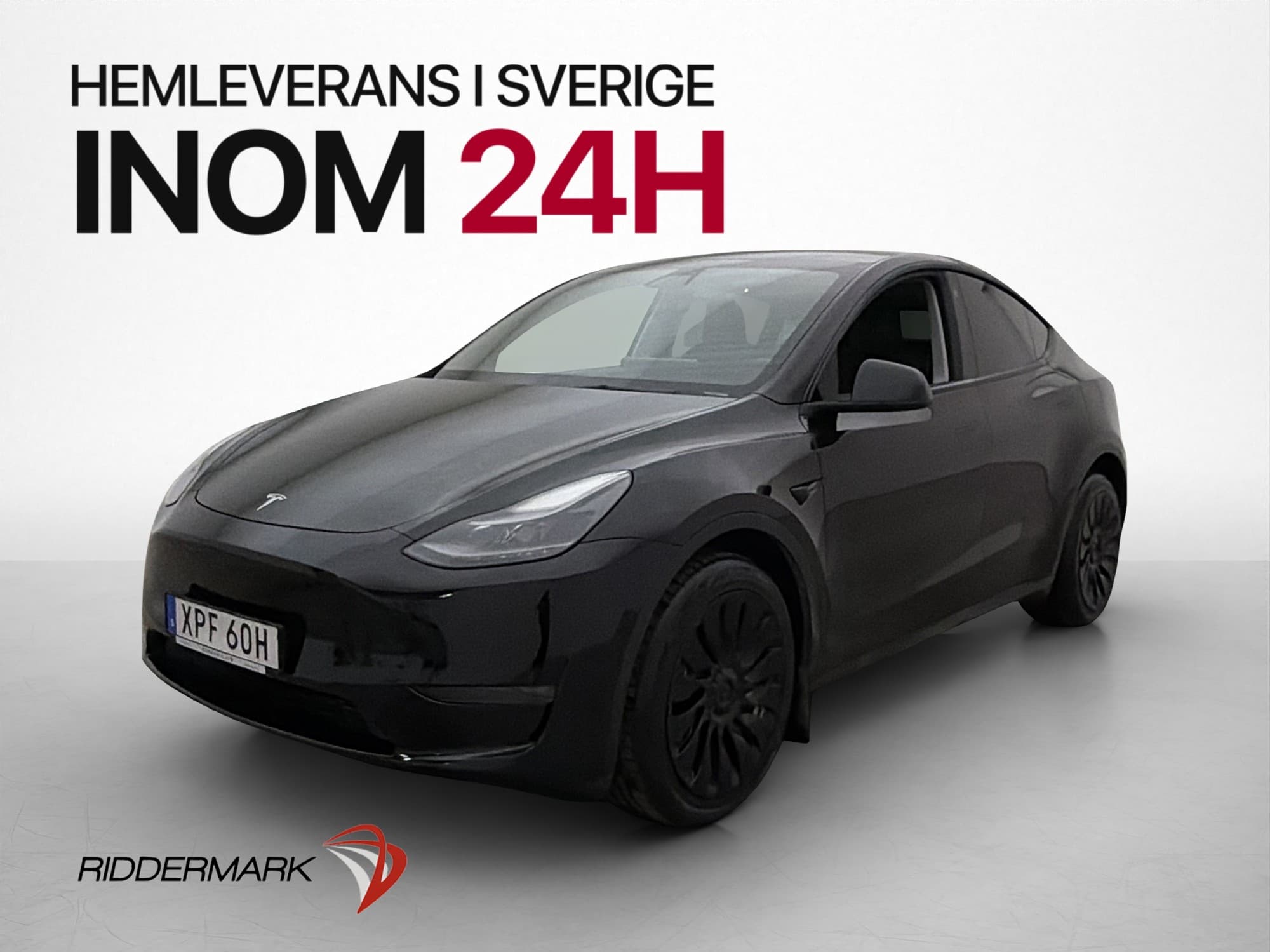 Tesla Model Y Long Range AWD Autopilot Rattvärme Svensksåld