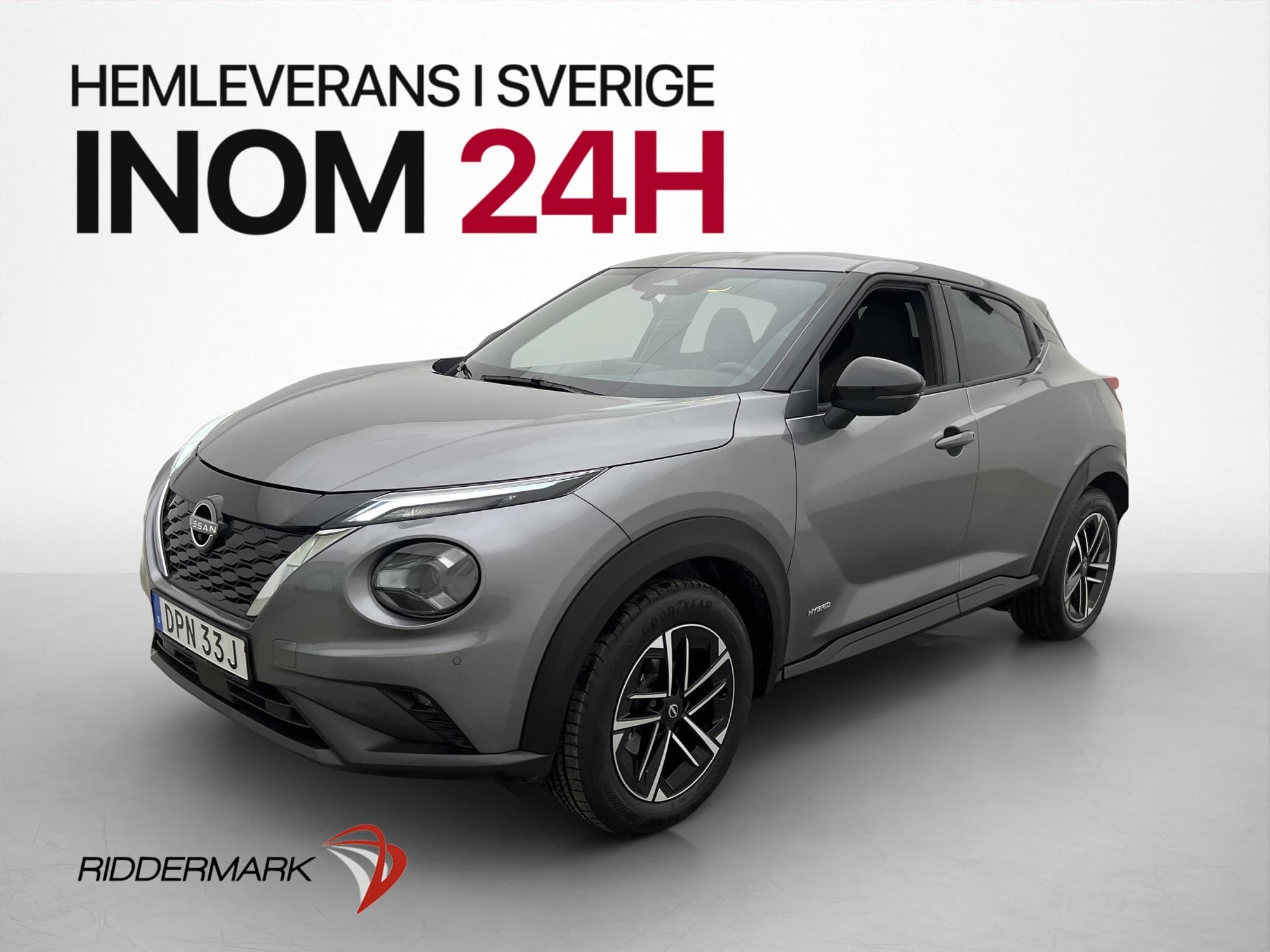 Nissan Juke Hybrid 143hk CarPlay 360° Adaptiv Sens 1-Brukare