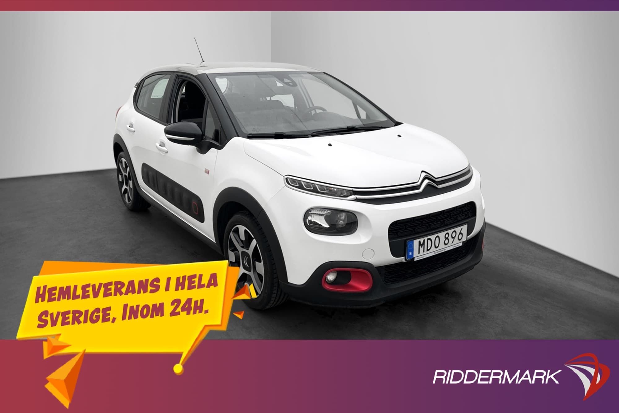 Citroën C3 1.2 VTi 82hk Farthållare CarPlay Sensorer