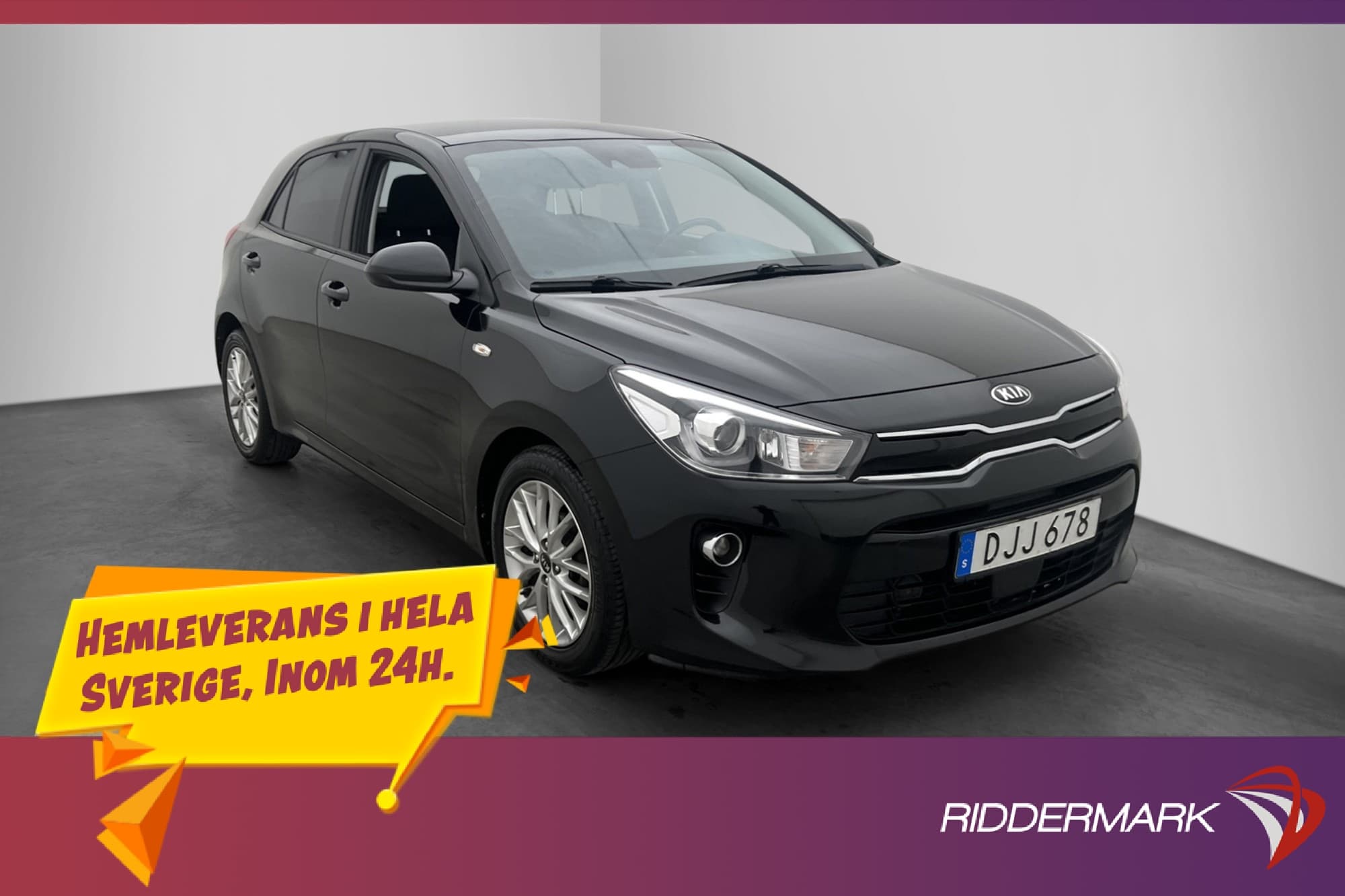 Kia Rio 1.2 CVVT 84hk Advance Kamera CarPlay Rattvärme