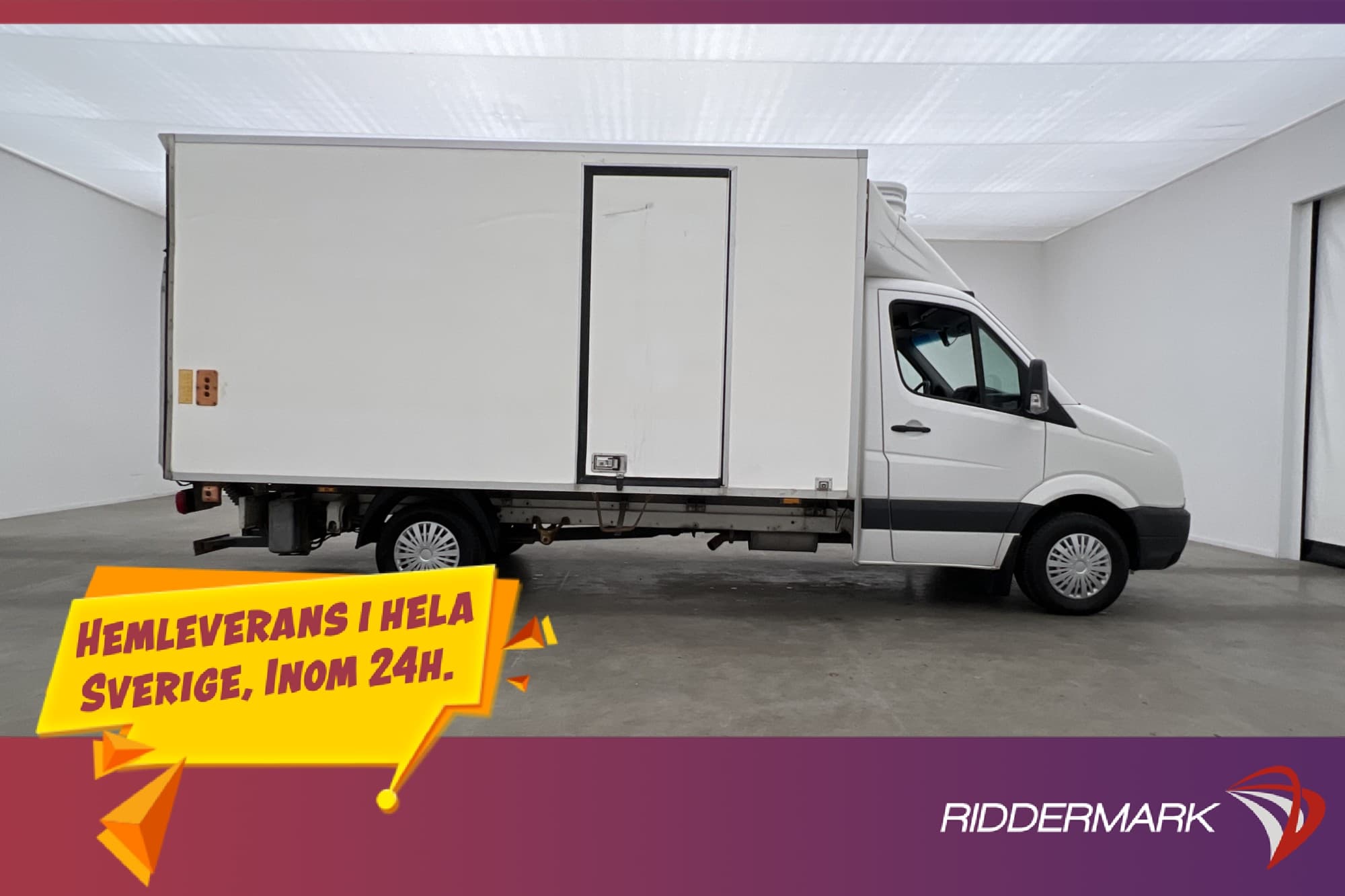 Volkswagen Crafter KYLBIL 2.0TDI Bakgavellyft Sidodörr Moms