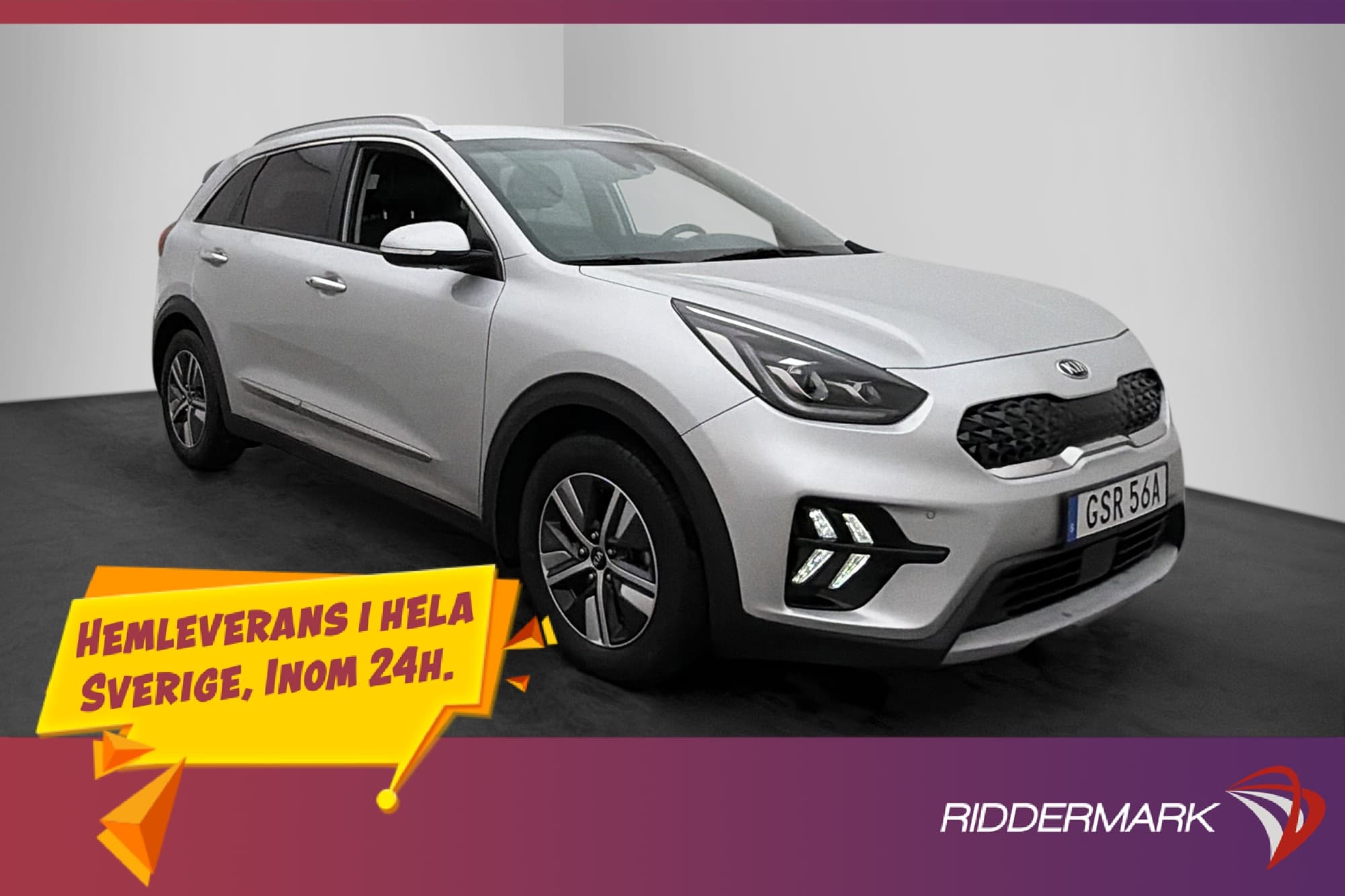 Kia Niro P-HEV 141hk Advance Plus Kamera Dragkrok M-Värmare