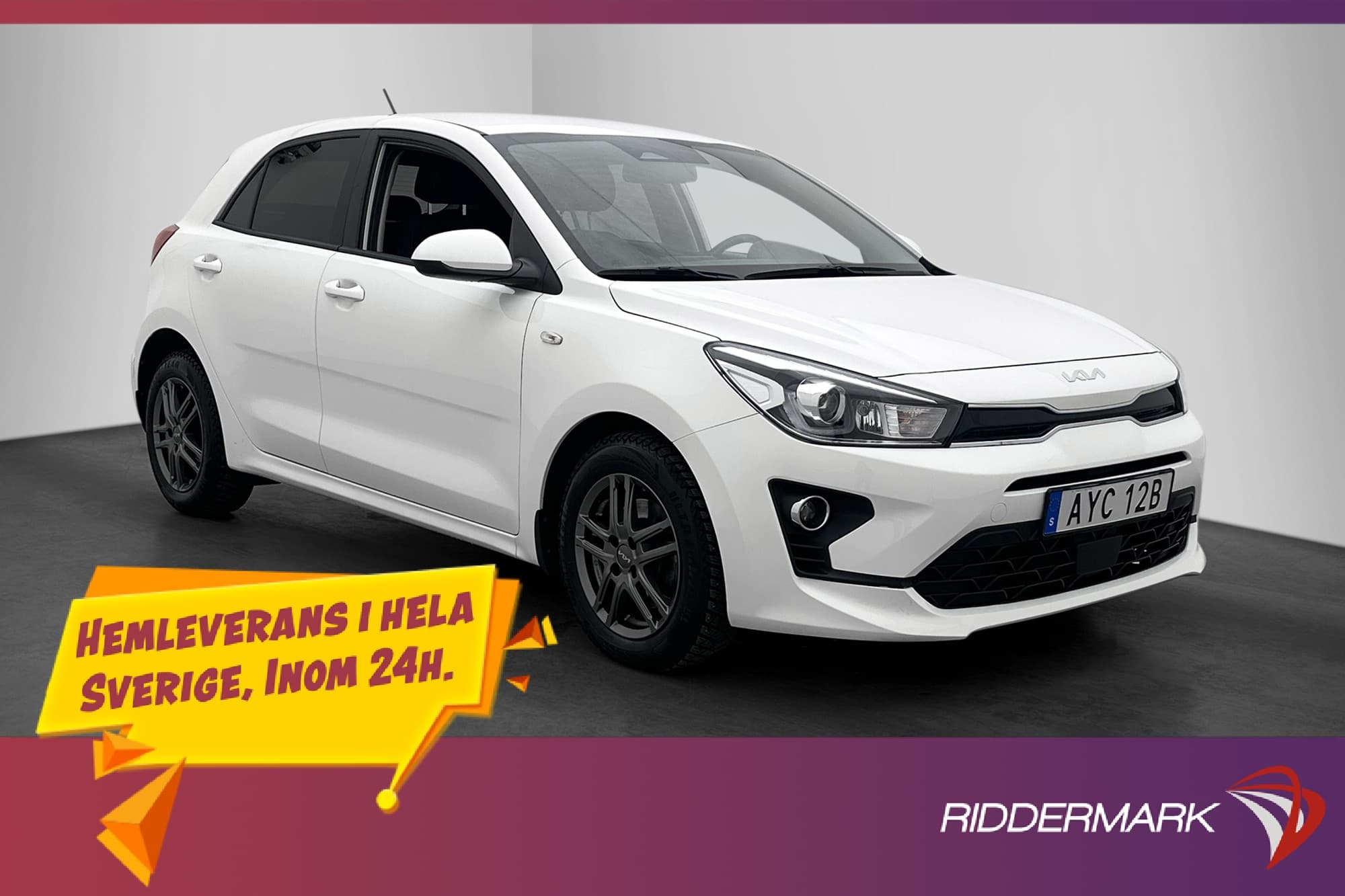 Kia Rio 1.0 T-GDI 100hk GLS Kamera Rattvärme CarPlay