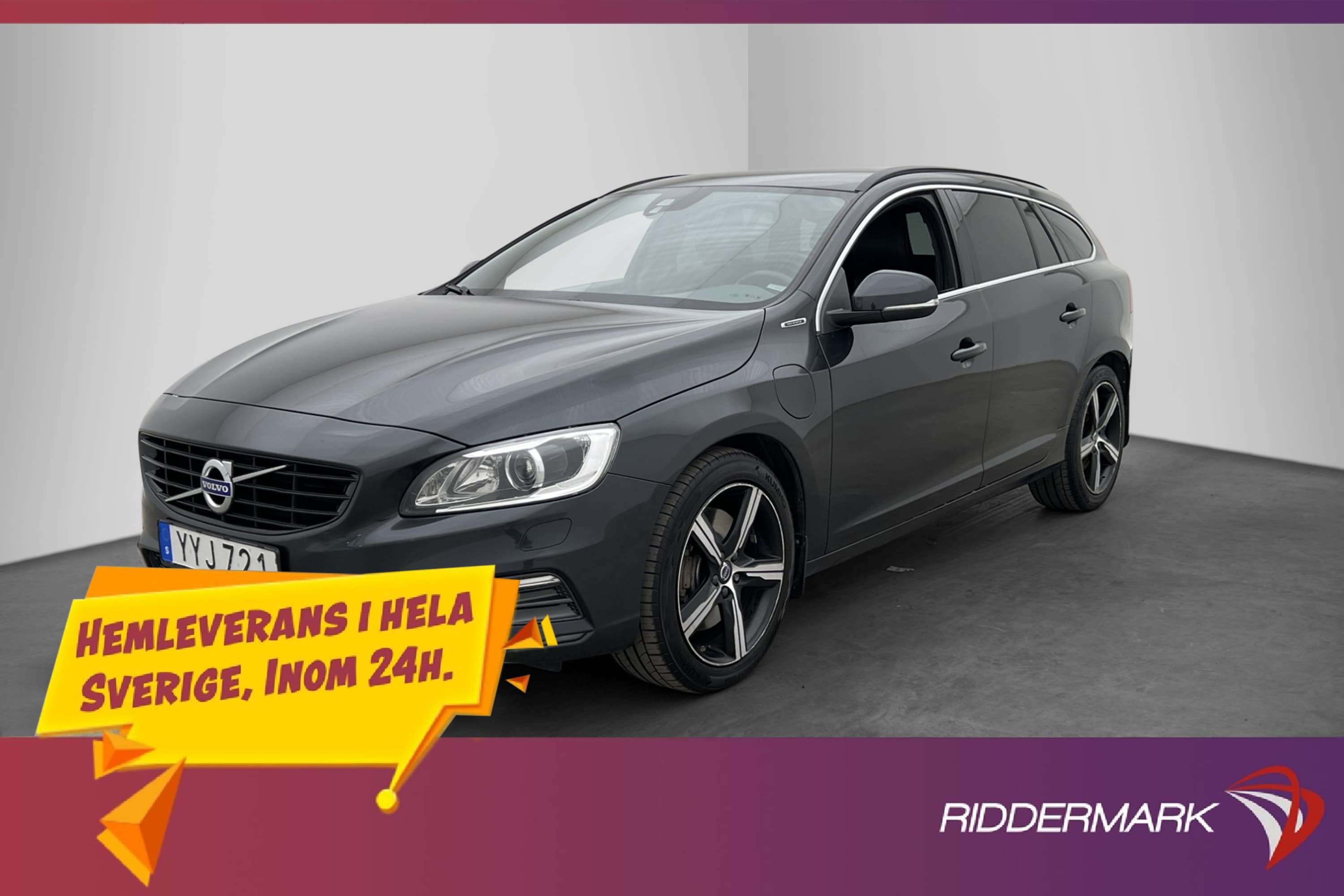 Volvo V60 D5 Plug-in AWD 231hk R-Design Värmare Dragkrok VOC