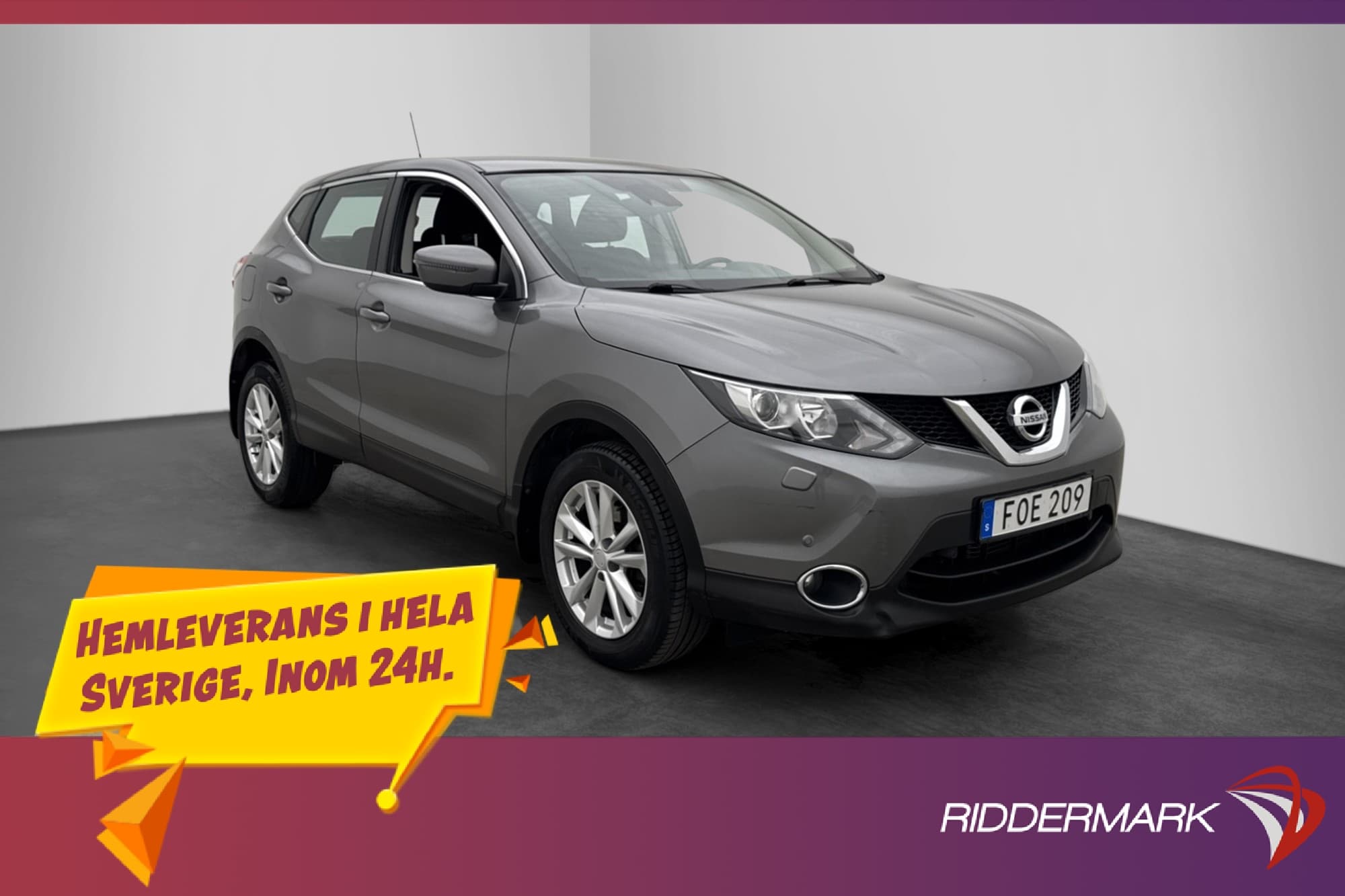 Nissan Qashqai 1.6 dCi 130hk Navi Kamera 0,47L/mil