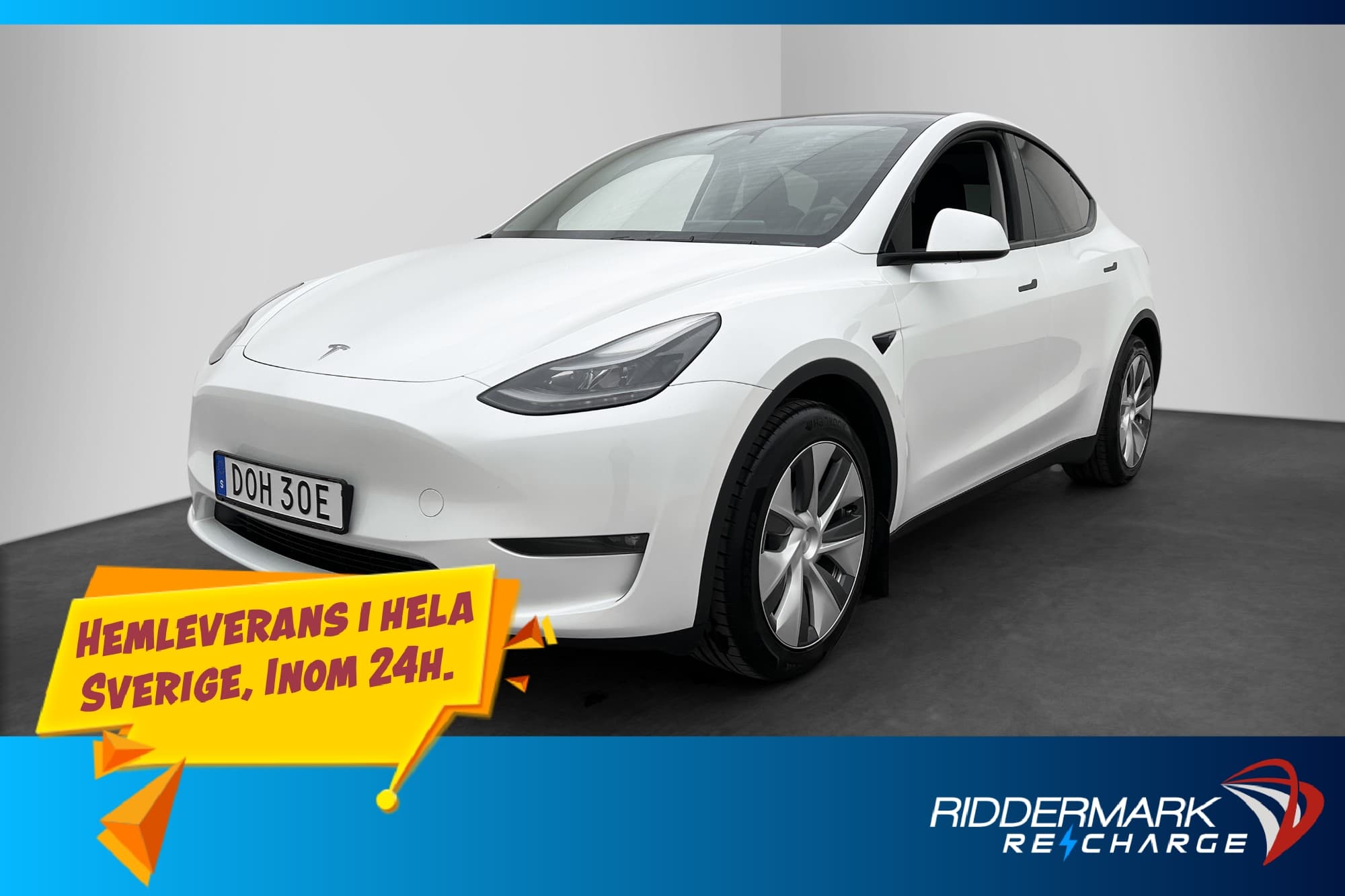 Tesla Model Y Long Range AWD Autopilot Dragkrok Sv.Såld MOMS