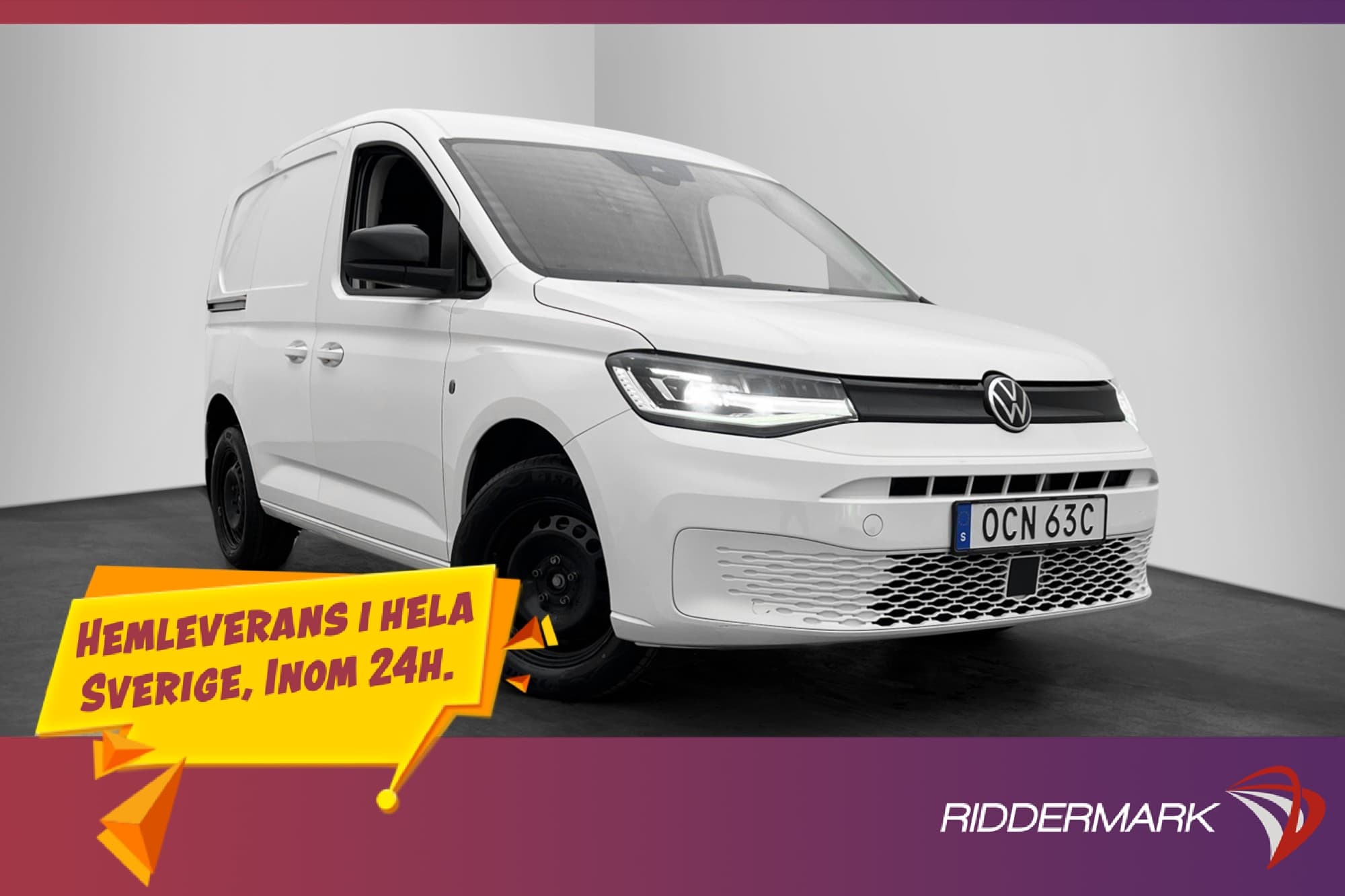 Volkswagen Caddy Cargo 2.0TDI 4M Värm B-Kamera CARPLAY MOMS