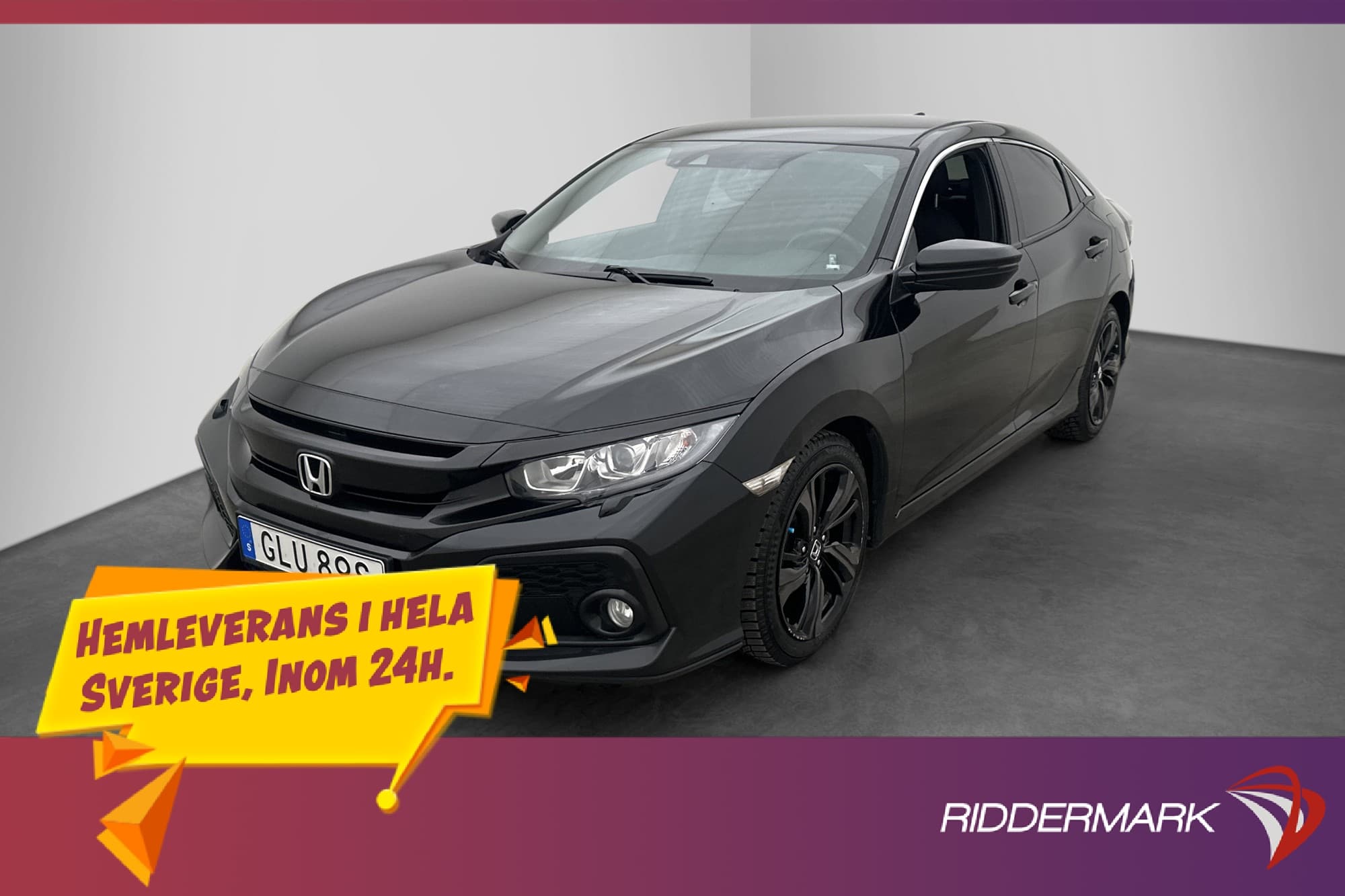 Honda Civic 1.0 CVT 126hk Elegance Kamera CarPlay Navi