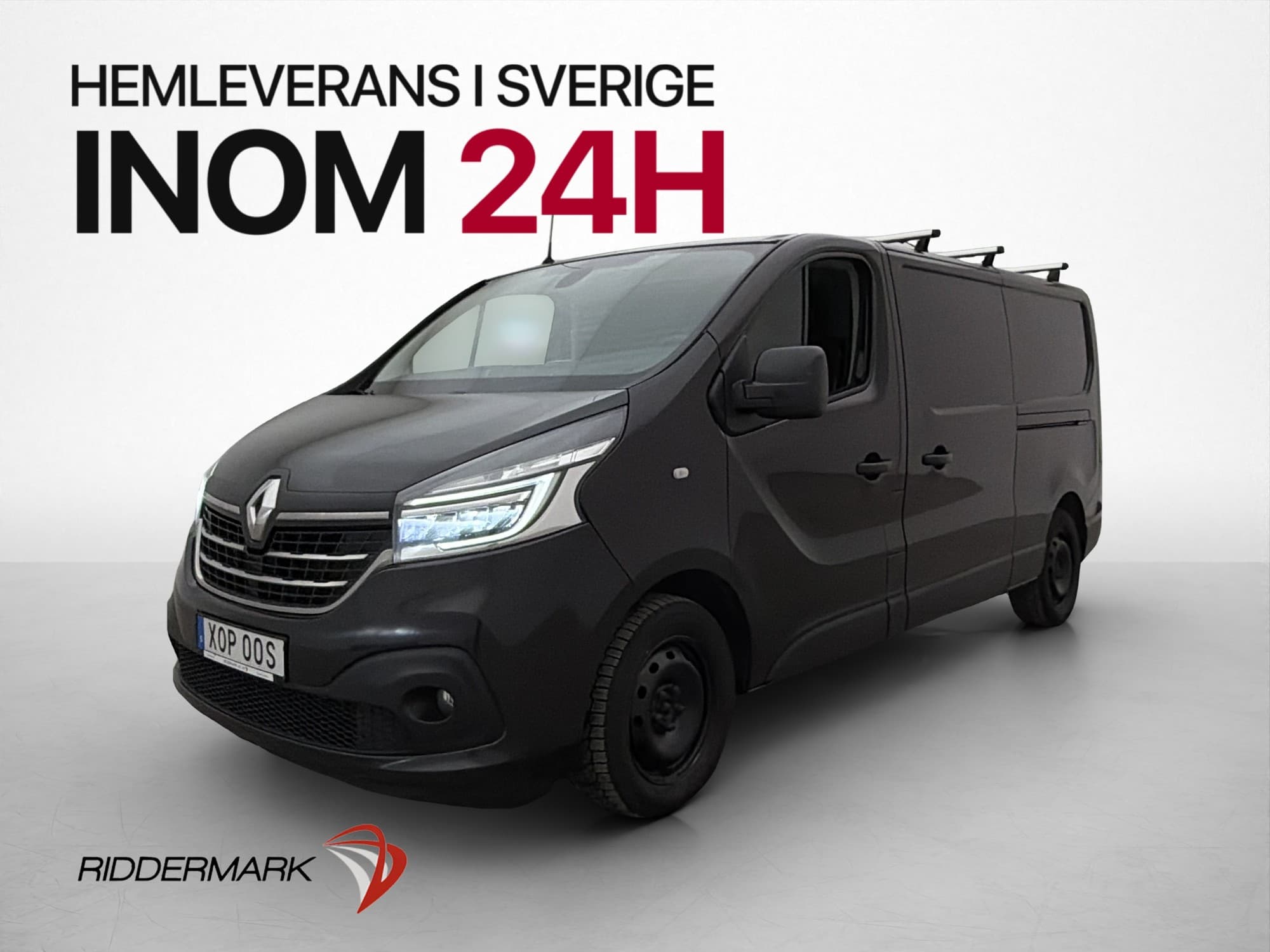 Renault trafic L2 170hk Värmare Drag Kamera LED 2xDörr Moms