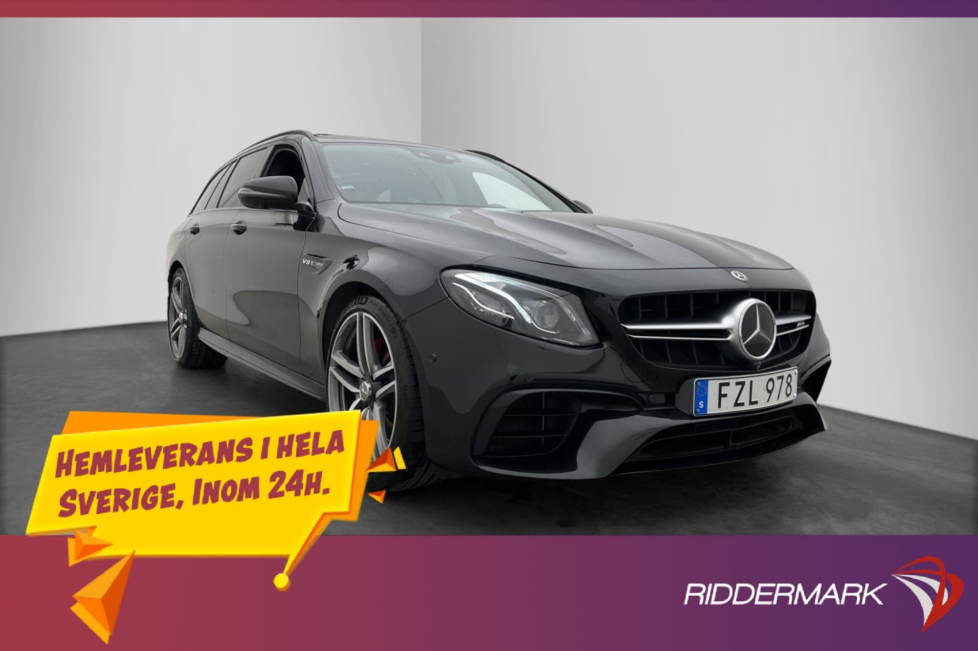 Mercedes-Benz AMG E 63 S 4M+ 612hk Burmester Pano Wide HUD