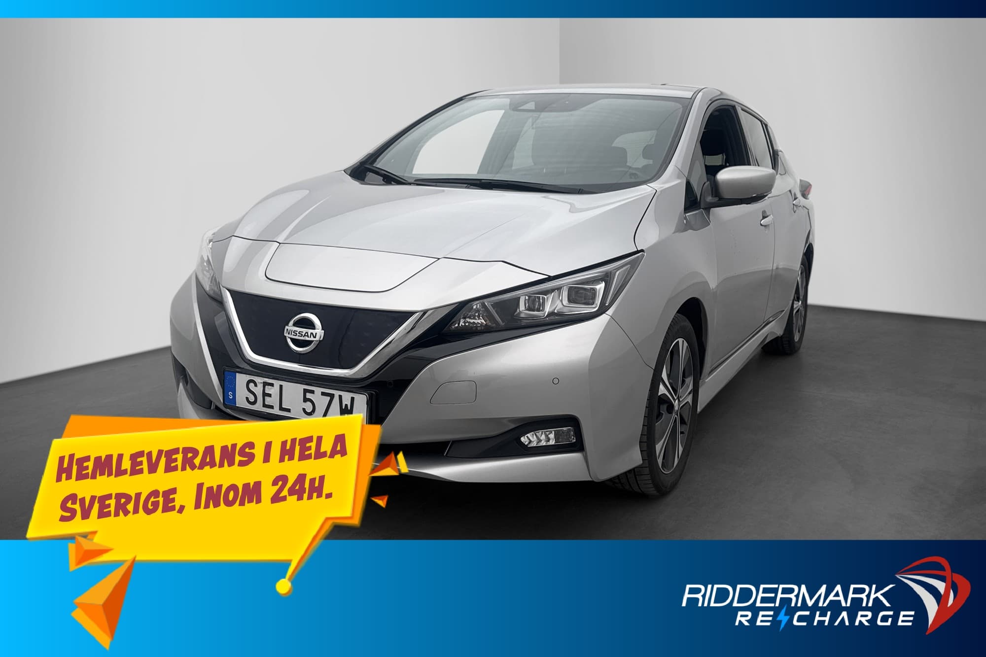 Nissan Leaf 40 kWh Tekna BOSE 360° Kamera Navi Rattvärme