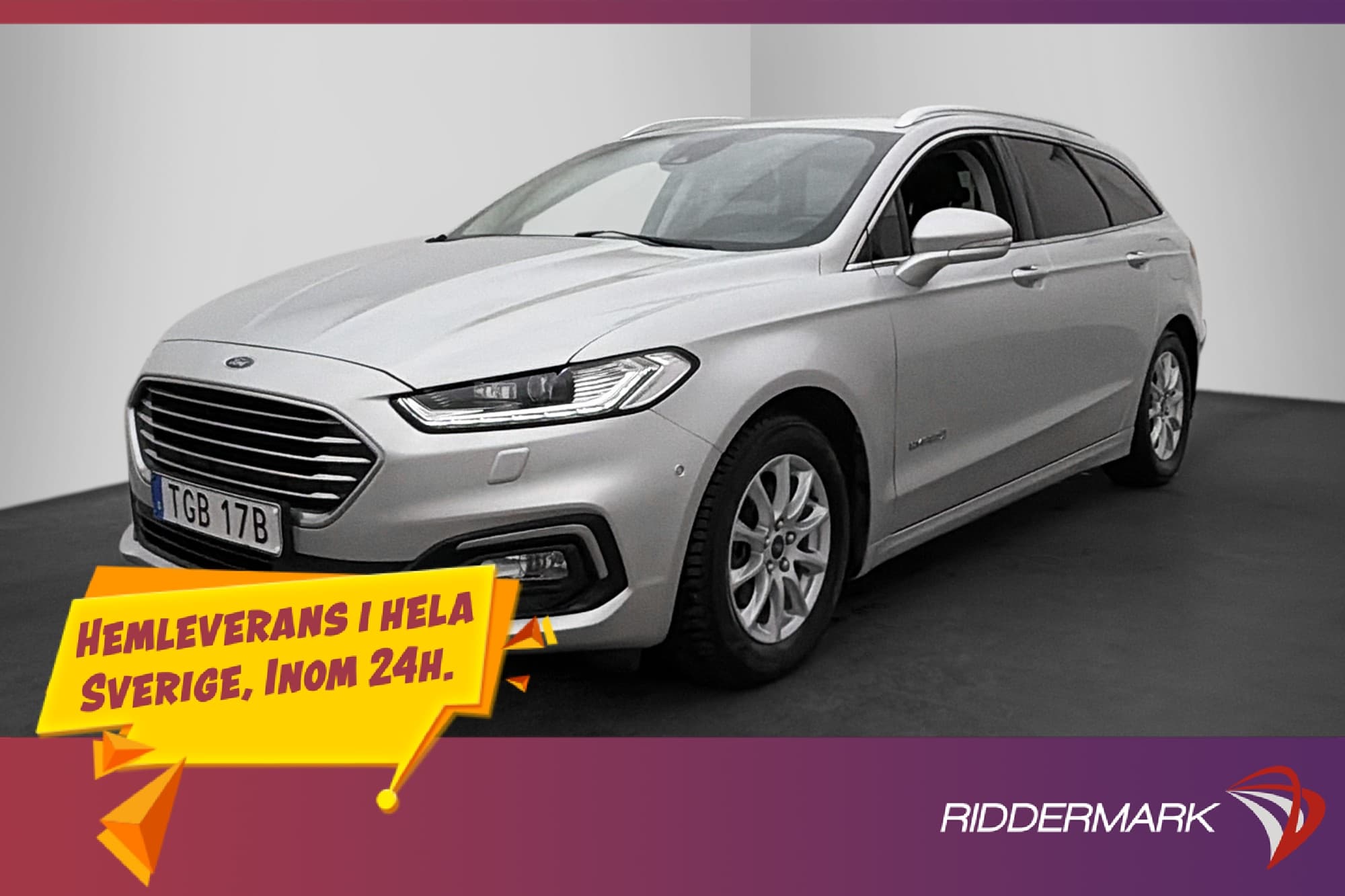 Ford Mondeo Kombi Hybrid 187hk Titanium Kamera Navi 0,5l/mil