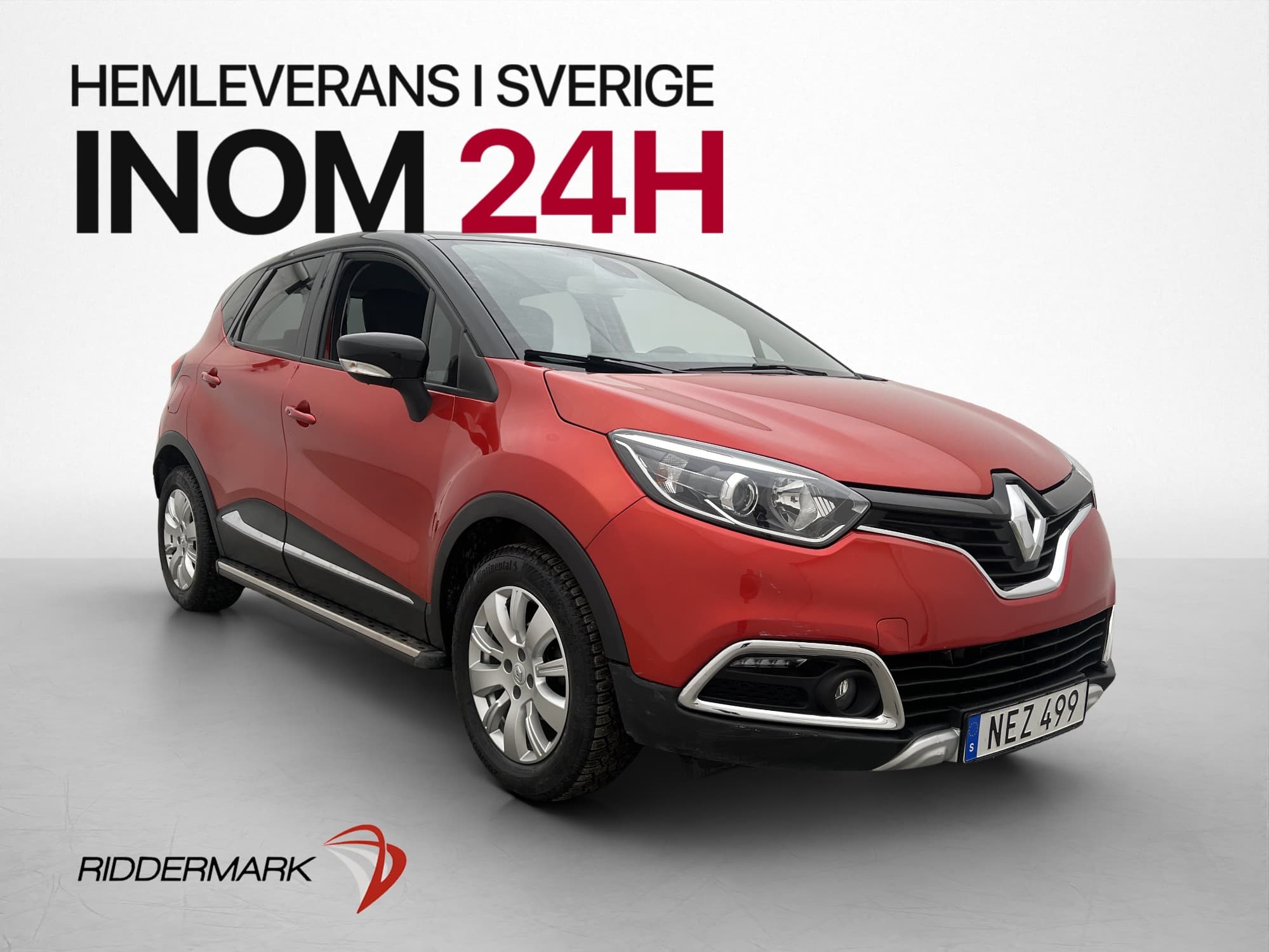 Renault Captur 0.9 TCe Halvskinn Navi Farthållare P-Sensorer