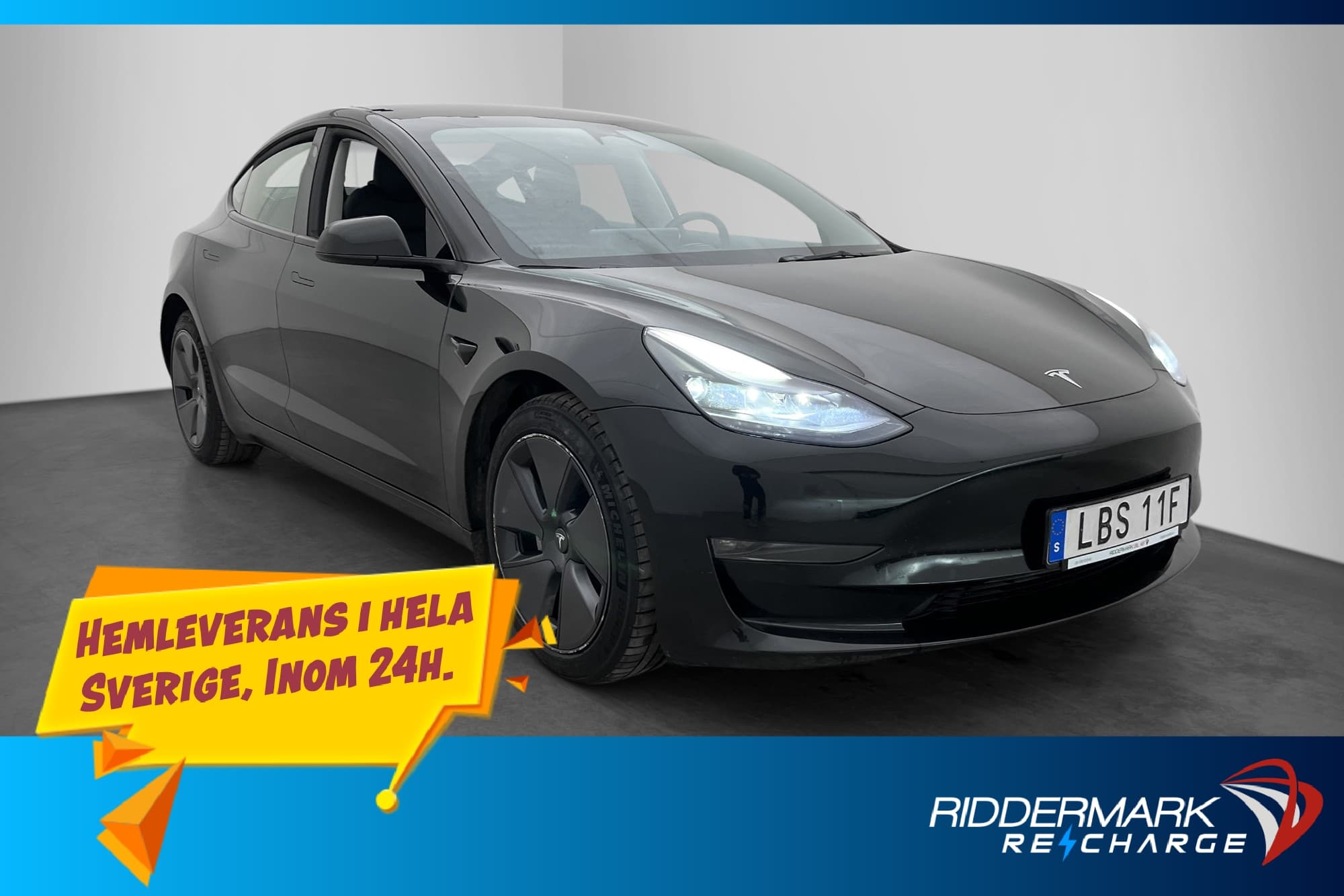 Tesla Model 3 Long Range AWD MOMS Svensksåld Autopilot